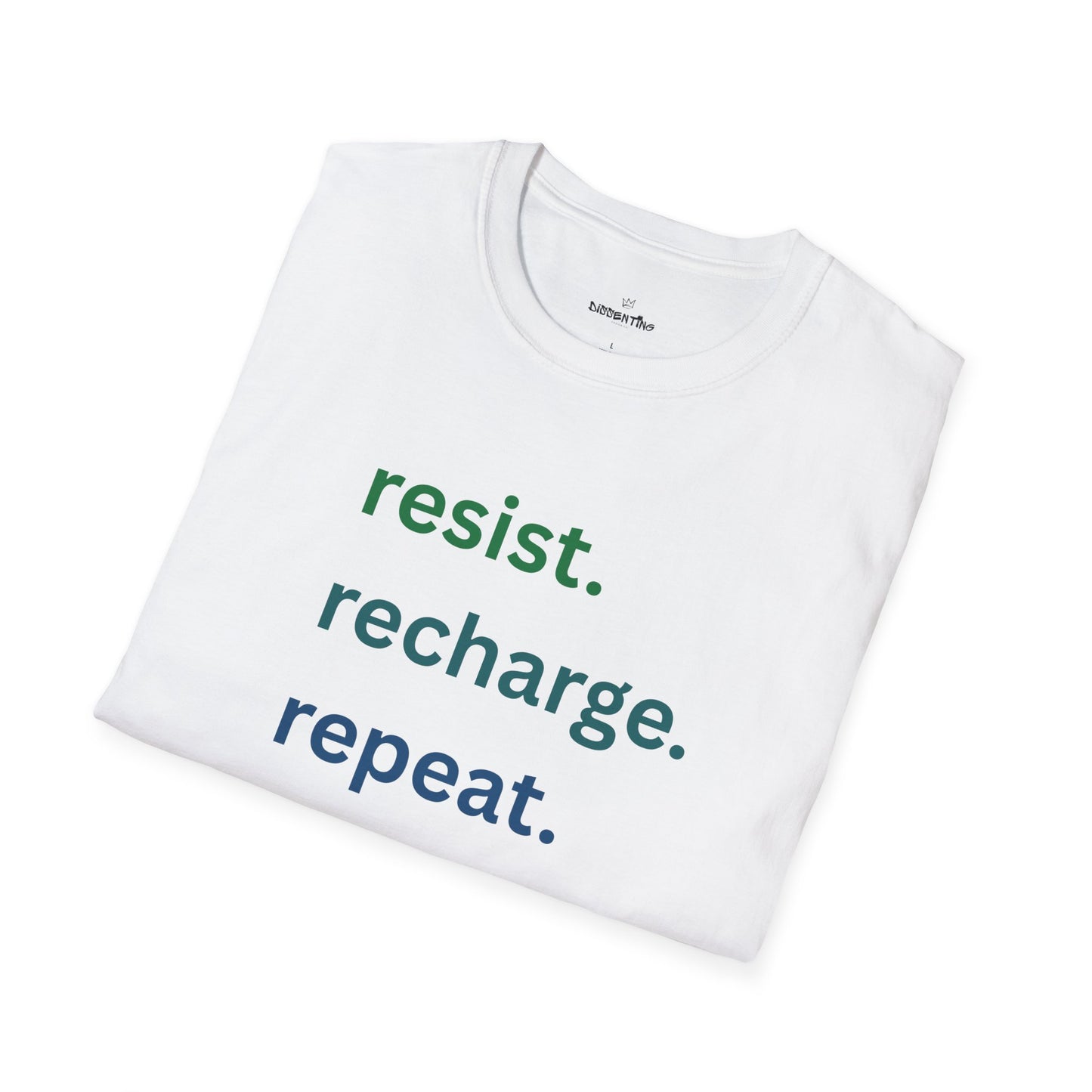 Resist. Recharge. Repeat. - Unisex T-Shirt