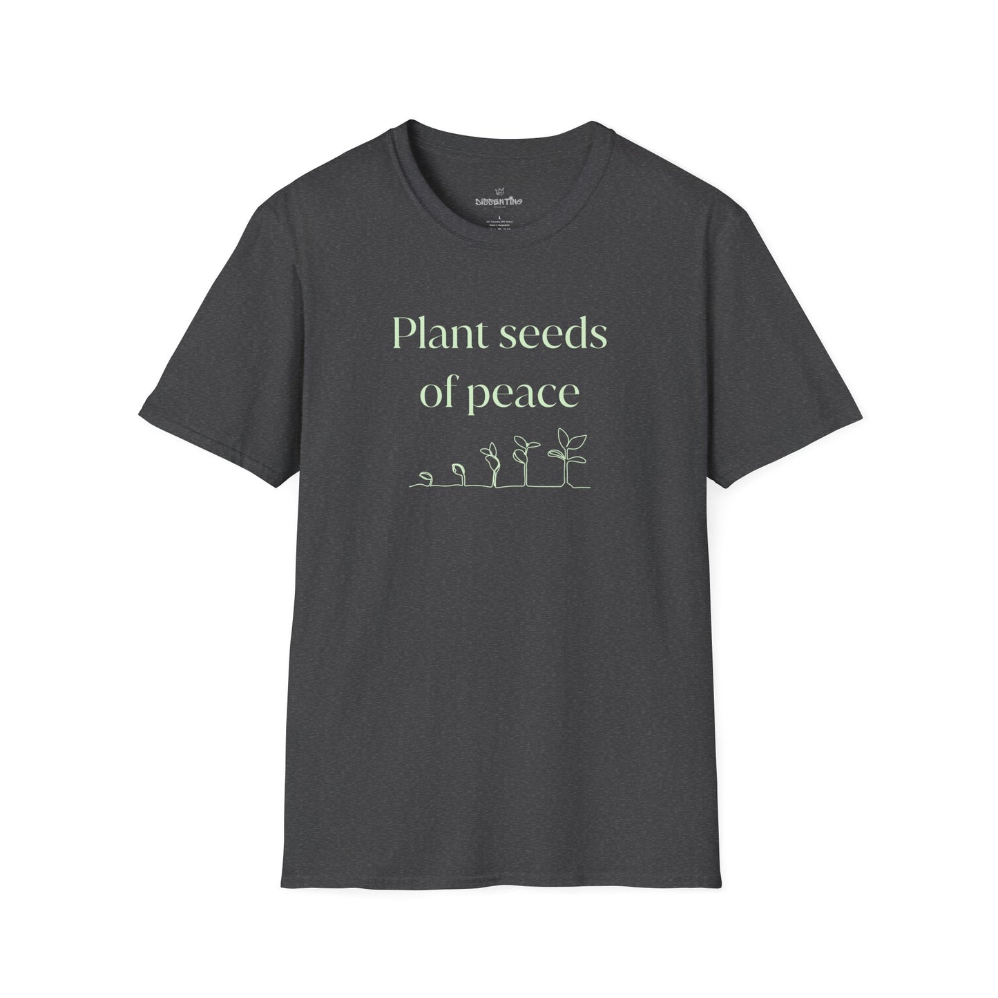 Plant Seeds of Peace – Gildan Unisex Softstyle T-Shirt