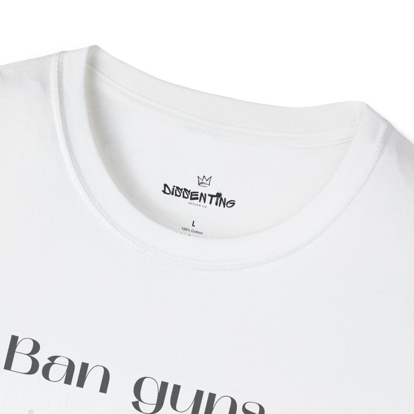 Ban Guns, Not Books – Unisex T-Shirt (Rainbow Book & Butterflies)