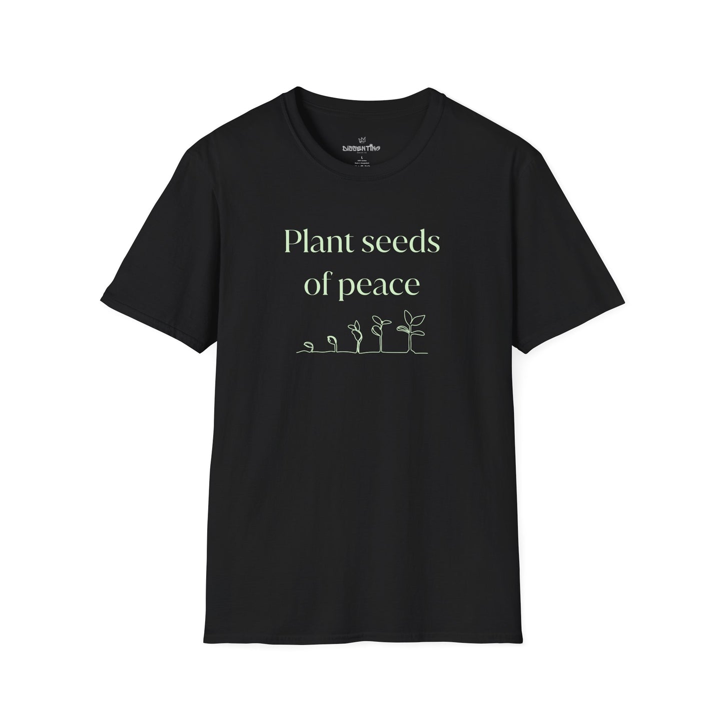 Plant Seeds of Peace – Gildan Unisex Softstyle T-Shirt