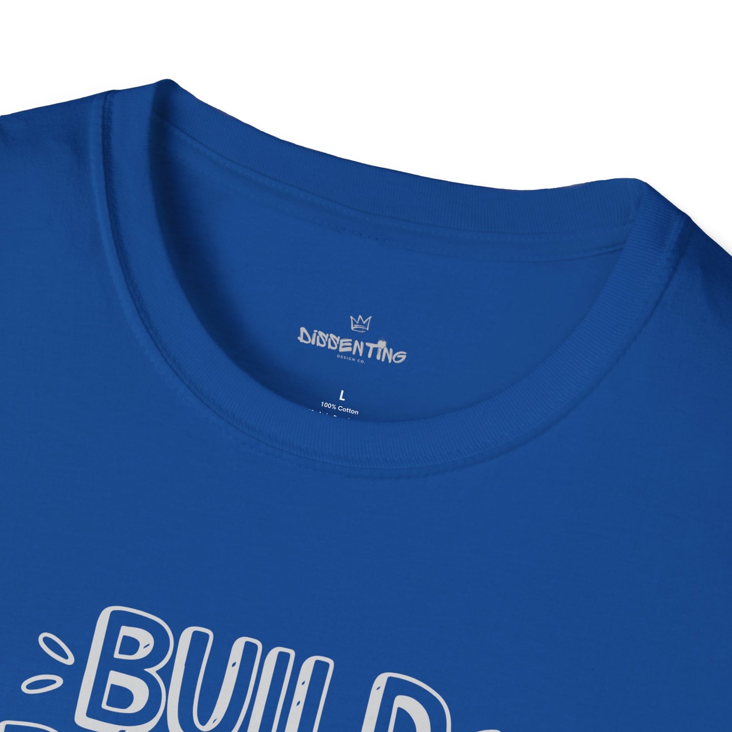 Build Bridges, Not Walls – Unisex Softstyle Tee