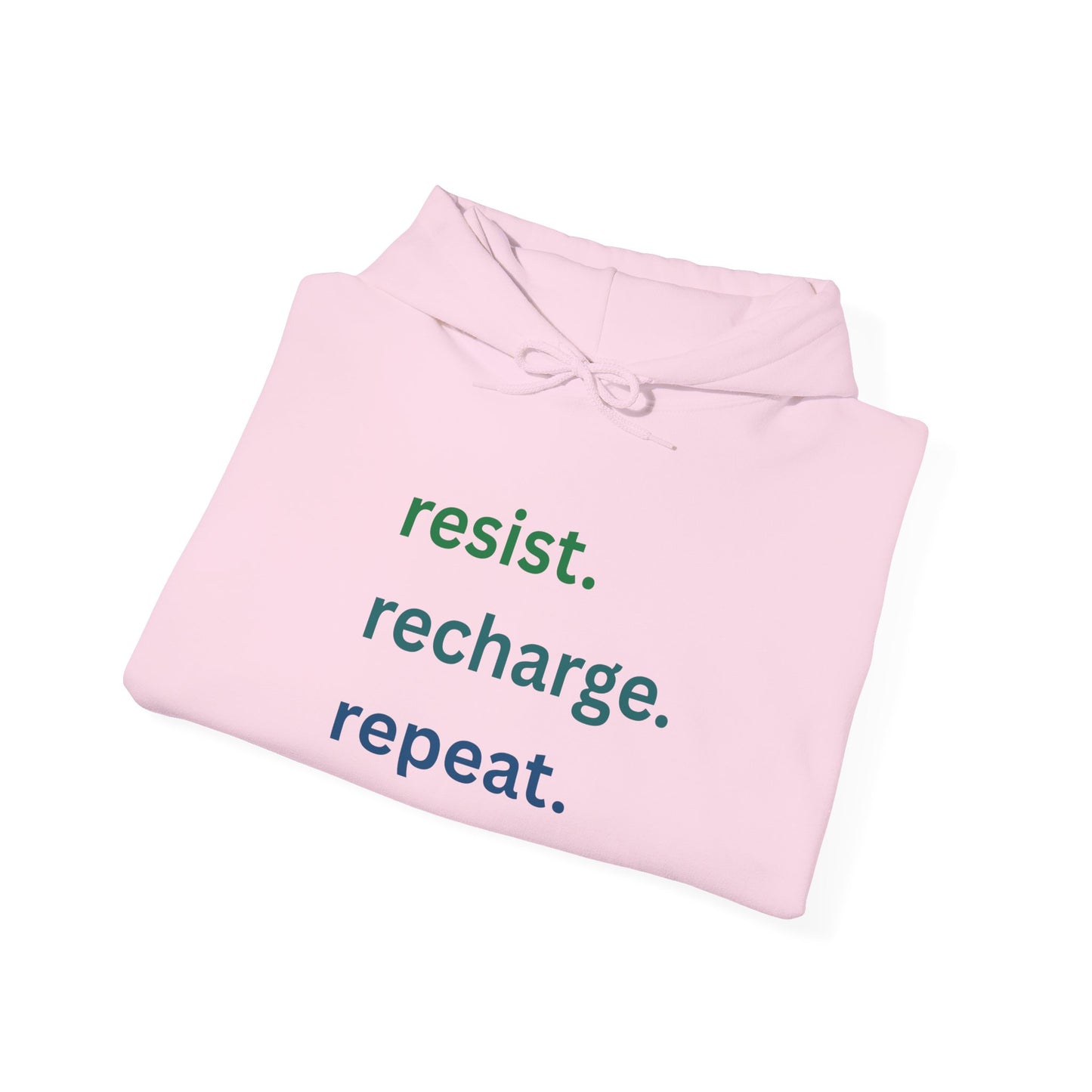 Resist. Recharge. Repeat. — Unisex Heavy Blend™ Sweatshirt