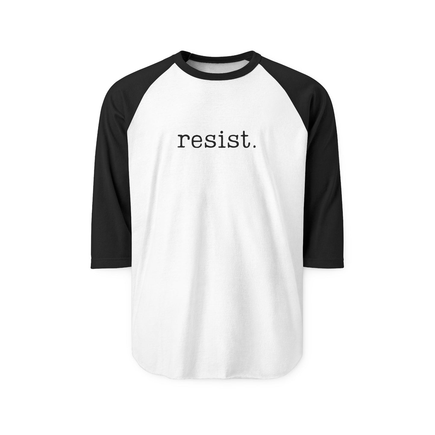 Resist - Unisex 3/4 Sleeve Raglan Shirt