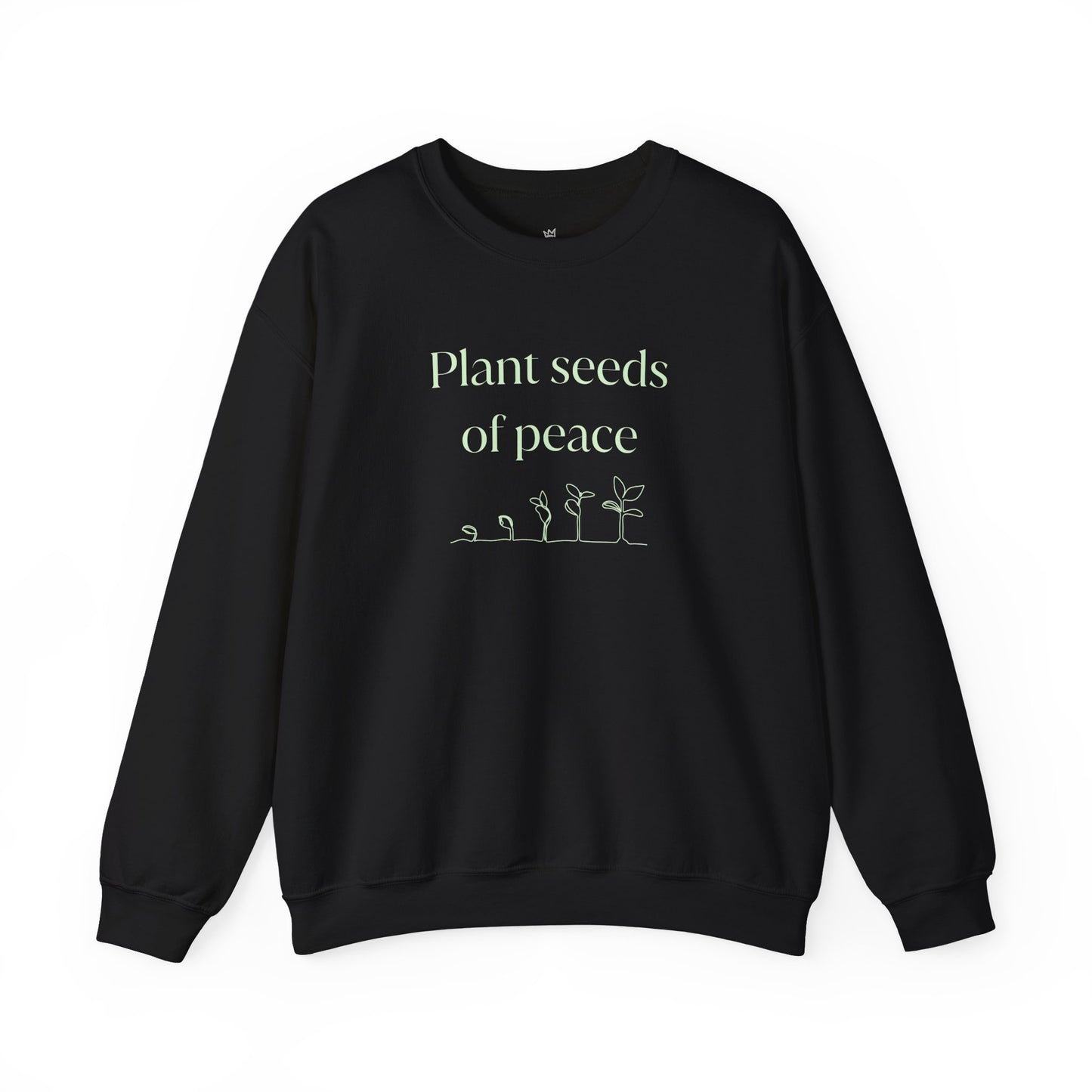 Plant Seeds of Peace – Gildan 18000 Unisex Heavy Blend Crewneck Sweatshirt