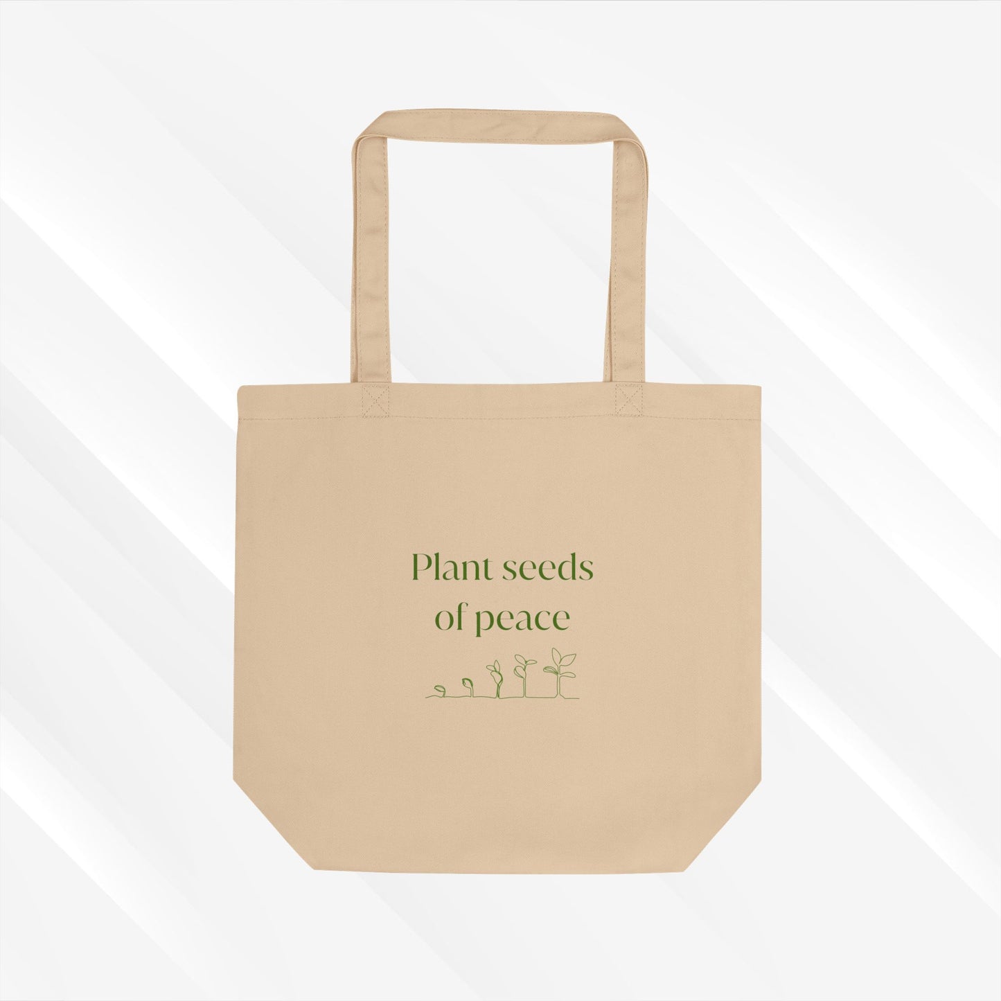 Plant Seeds of Peace – Econscious EC8000 Reusable Tote Bag