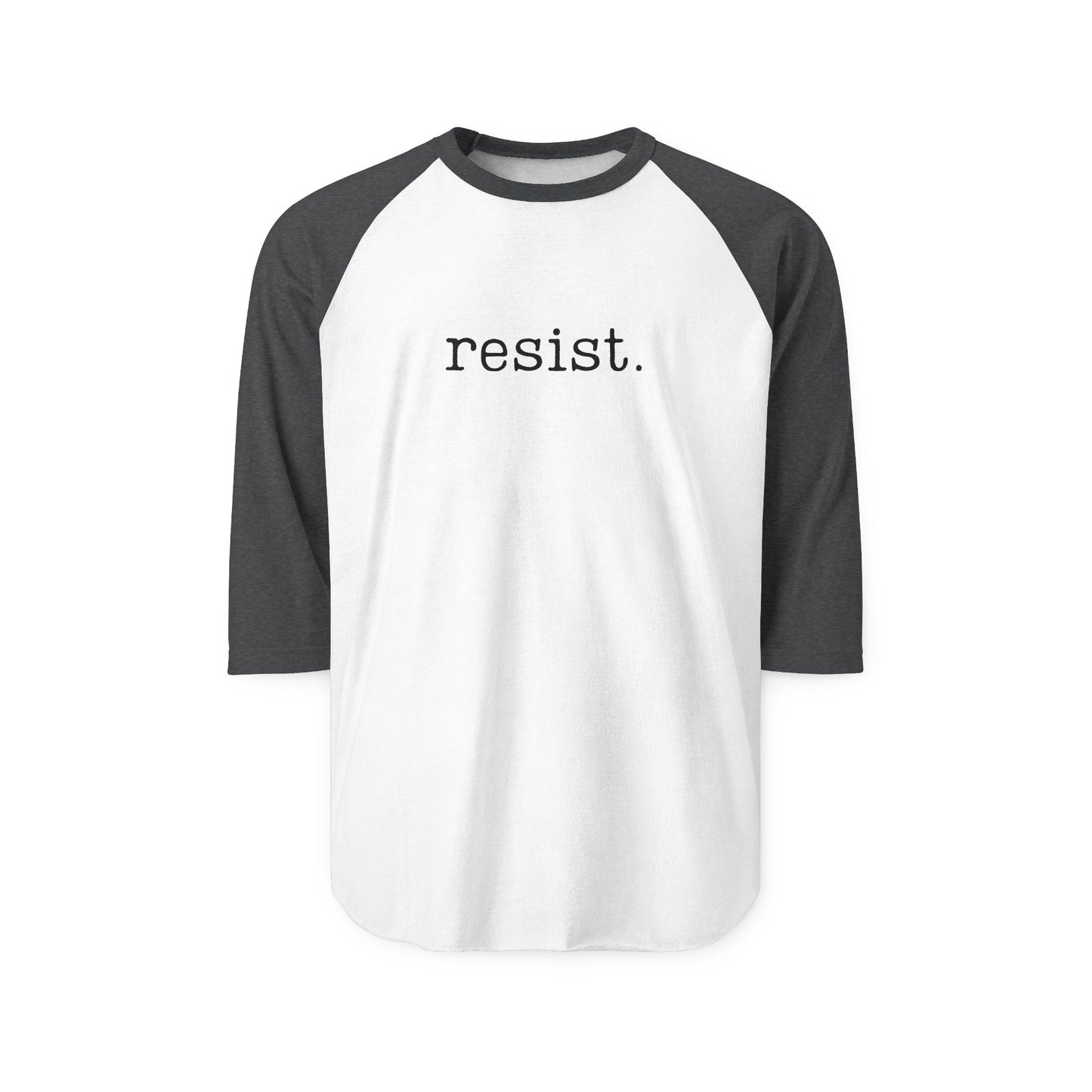 Resist - Unisex 3/4 Sleeve Raglan Shirt