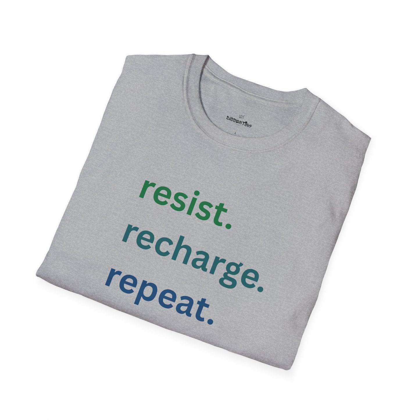 Resist. Recharge. Repeat. - Unisex T-Shirt
