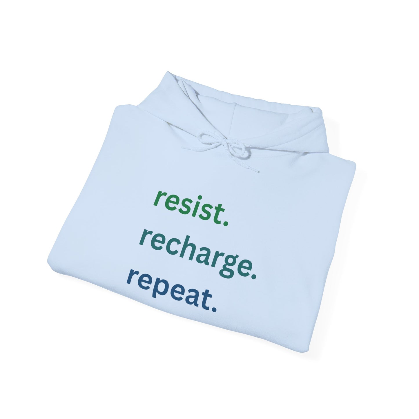 Resist. Recharge. Repeat. — Unisex Heavy Blend™ Sweatshirt
