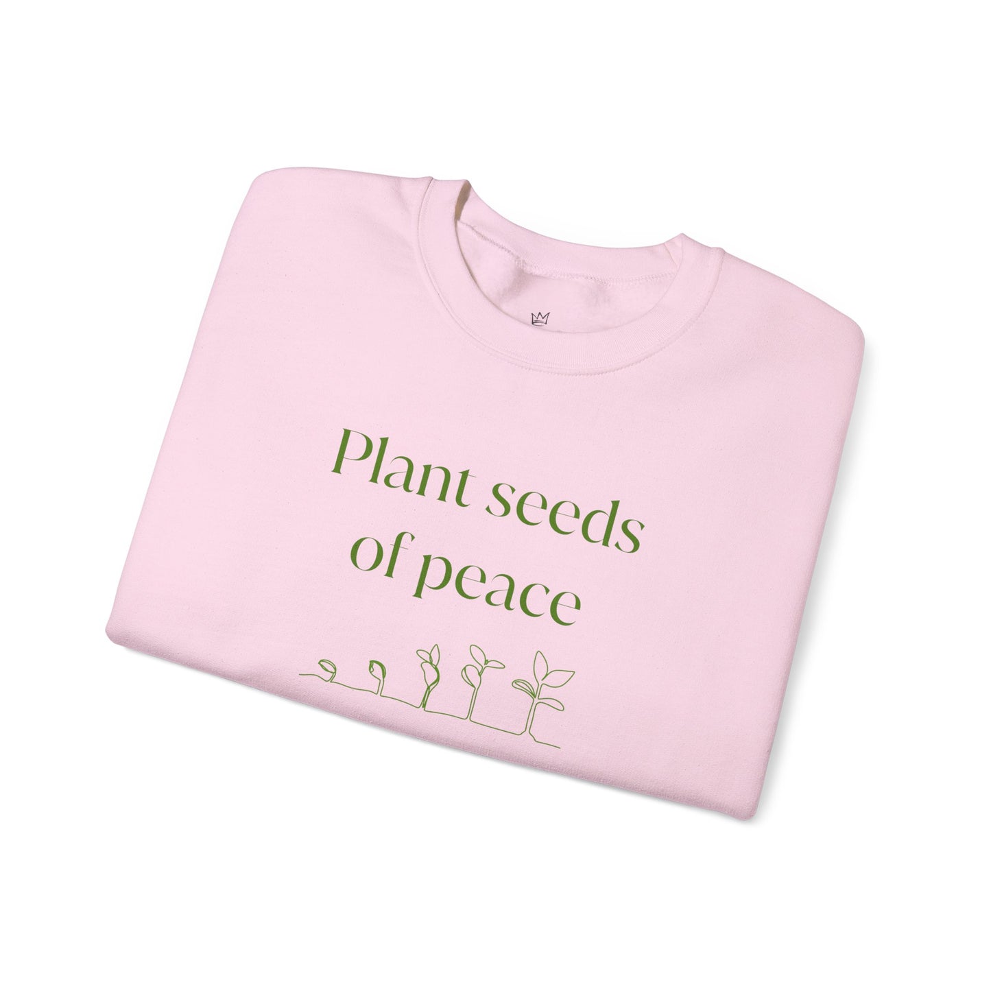 Plant Seeds of Peace – Gildan 18000 Unisex Heavy Blend Crewneck Sweatshirt