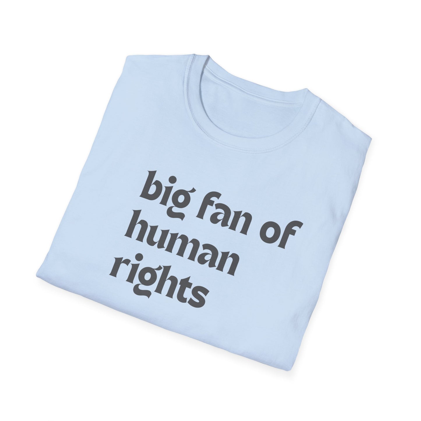 Unisex “Big Fan of Human Rights” Tee