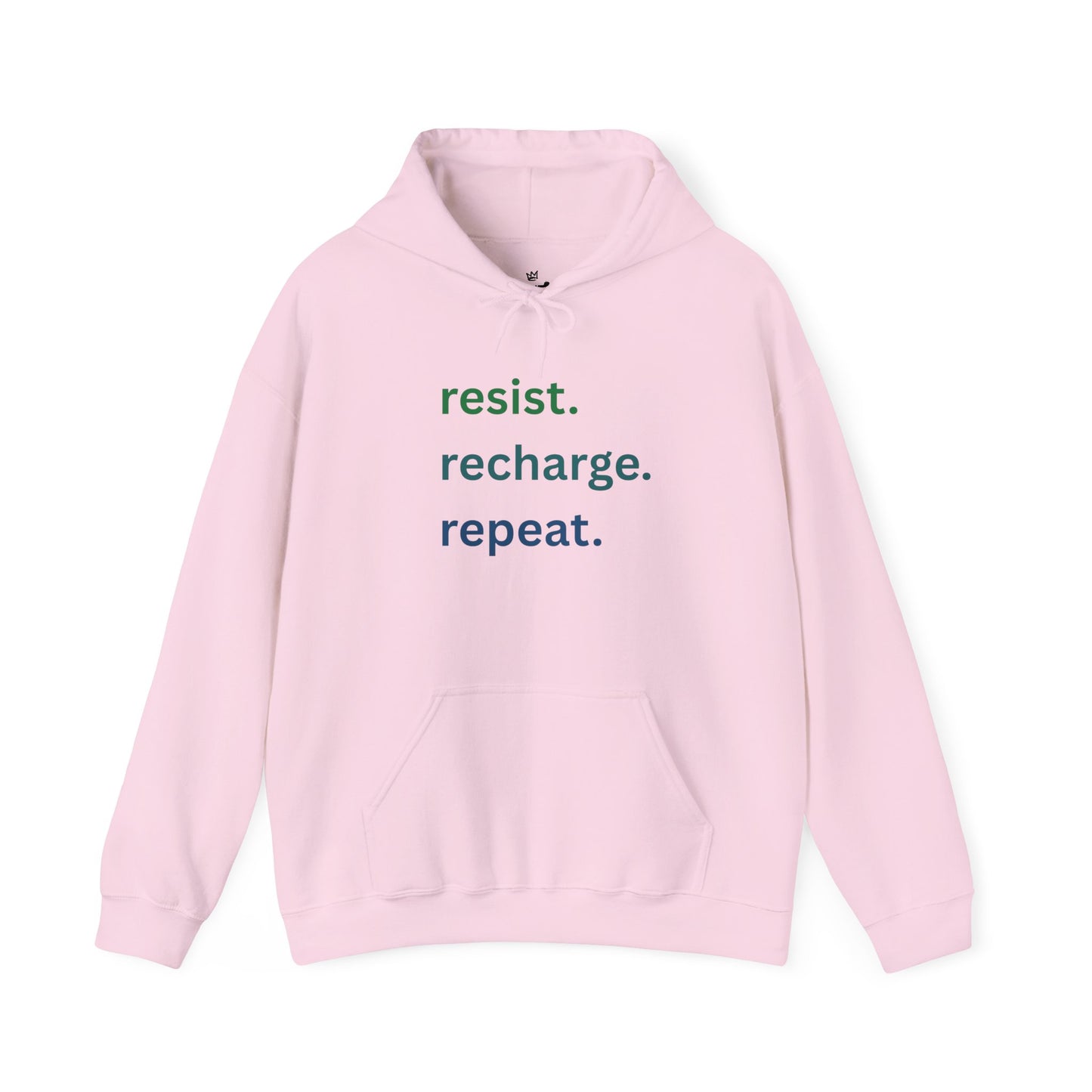 Resist. Recharge. Repeat. — Unisex Heavy Blend™ Sweatshirt