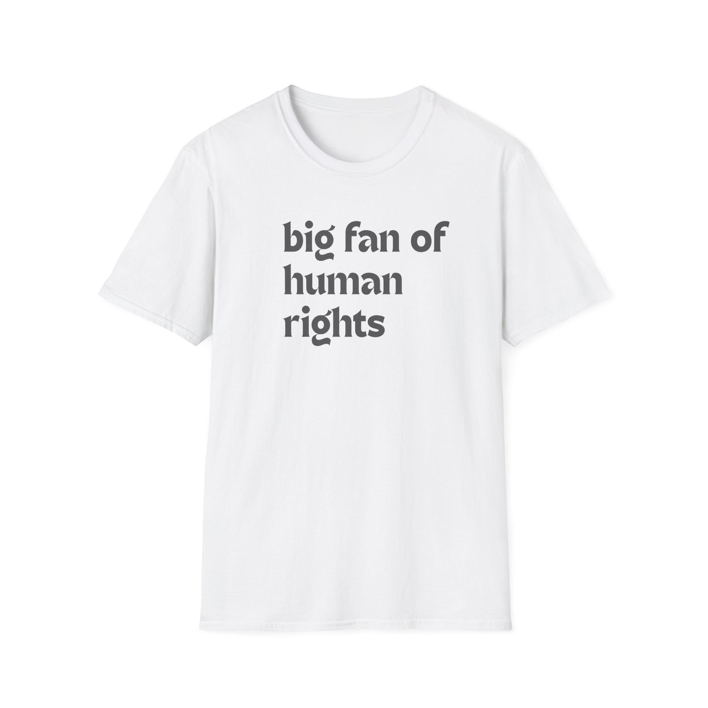 Unisex “Big Fan of Human Rights” Tee