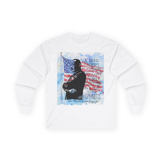 MLK Humanity Leader Long Sleeve Tee