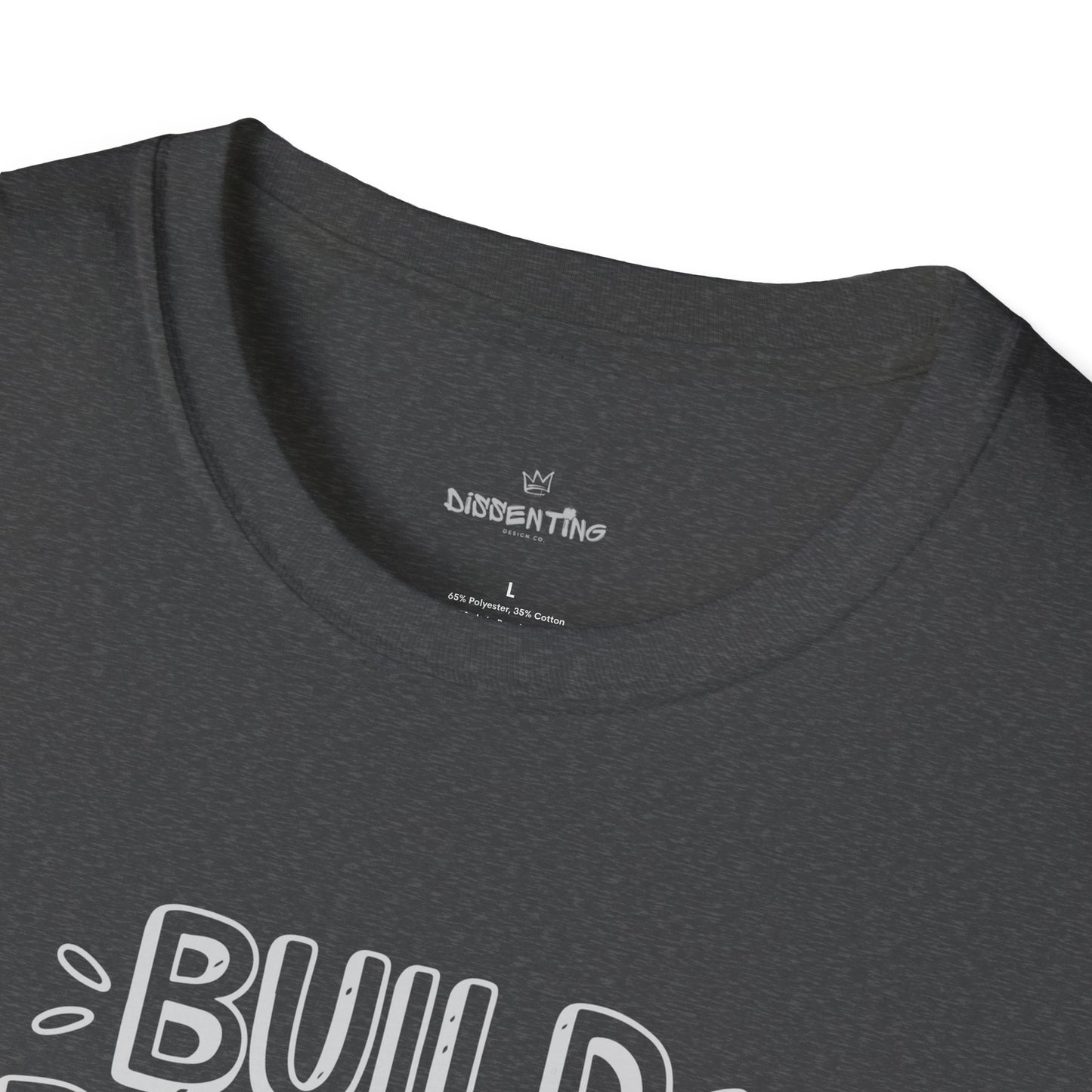 Build Bridges, Not Walls – Unisex Softstyle Tee