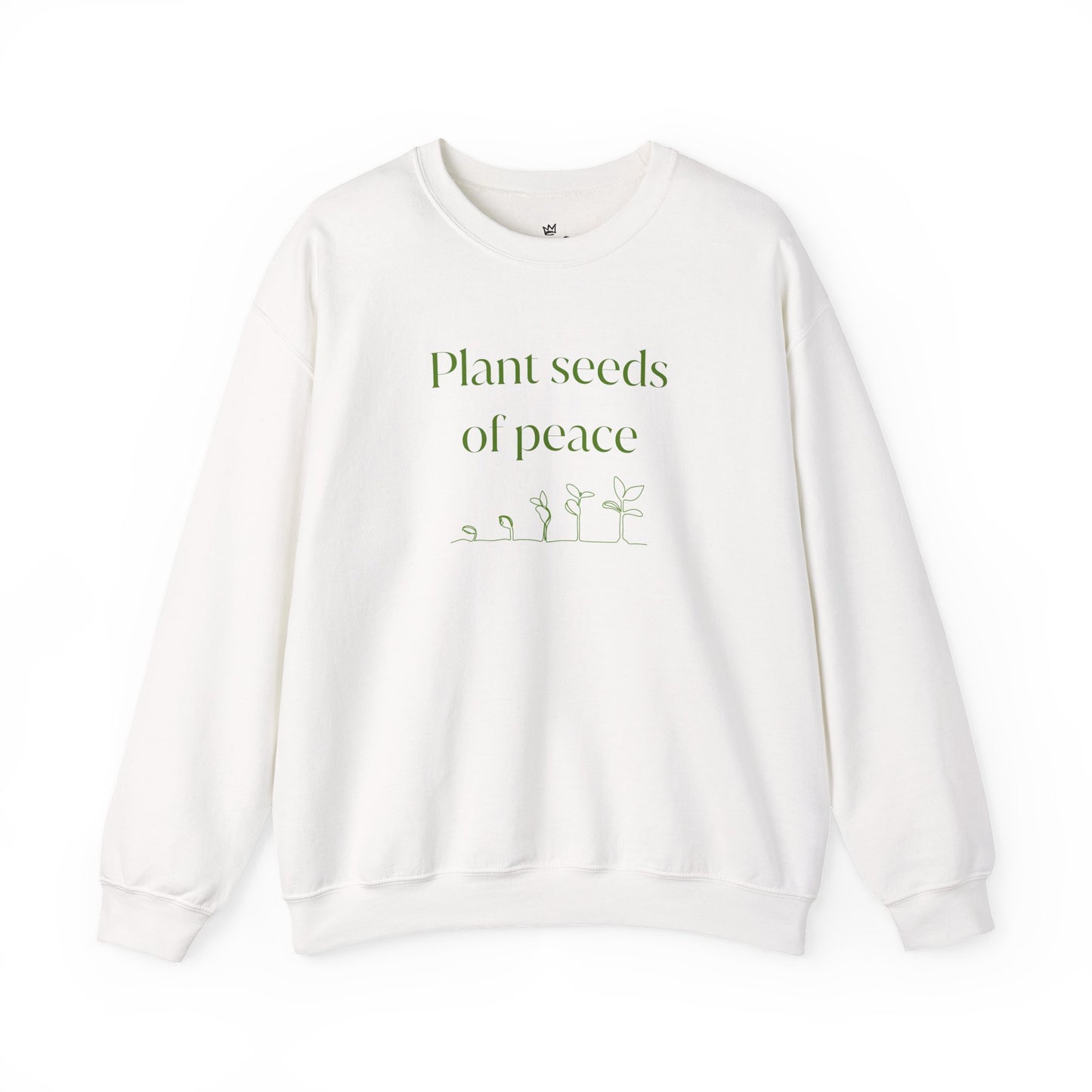 Plant Seeds of Peace – Gildan 18000 Unisex Heavy Blend Crewneck Sweatshirt