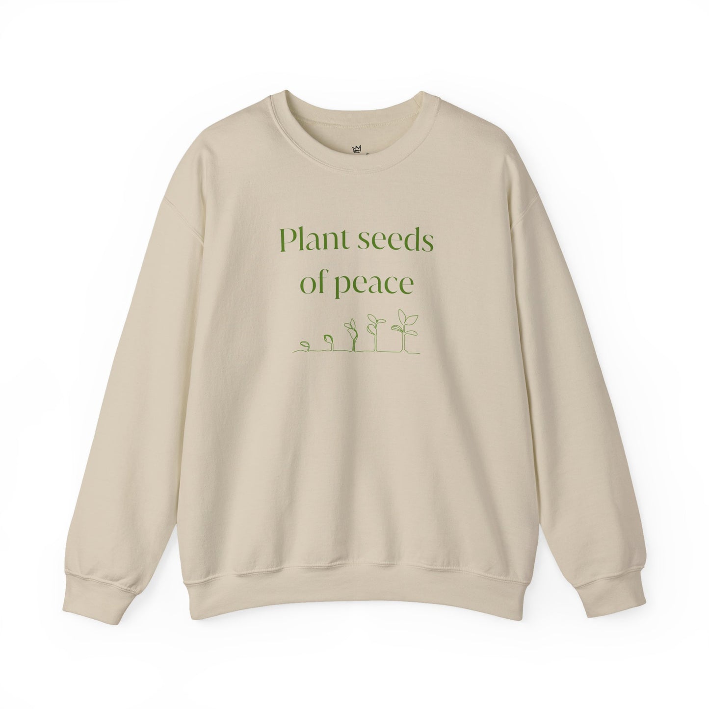 Plant Seeds of Peace – Gildan 18000 Unisex Heavy Blend Crewneck Sweatshirt