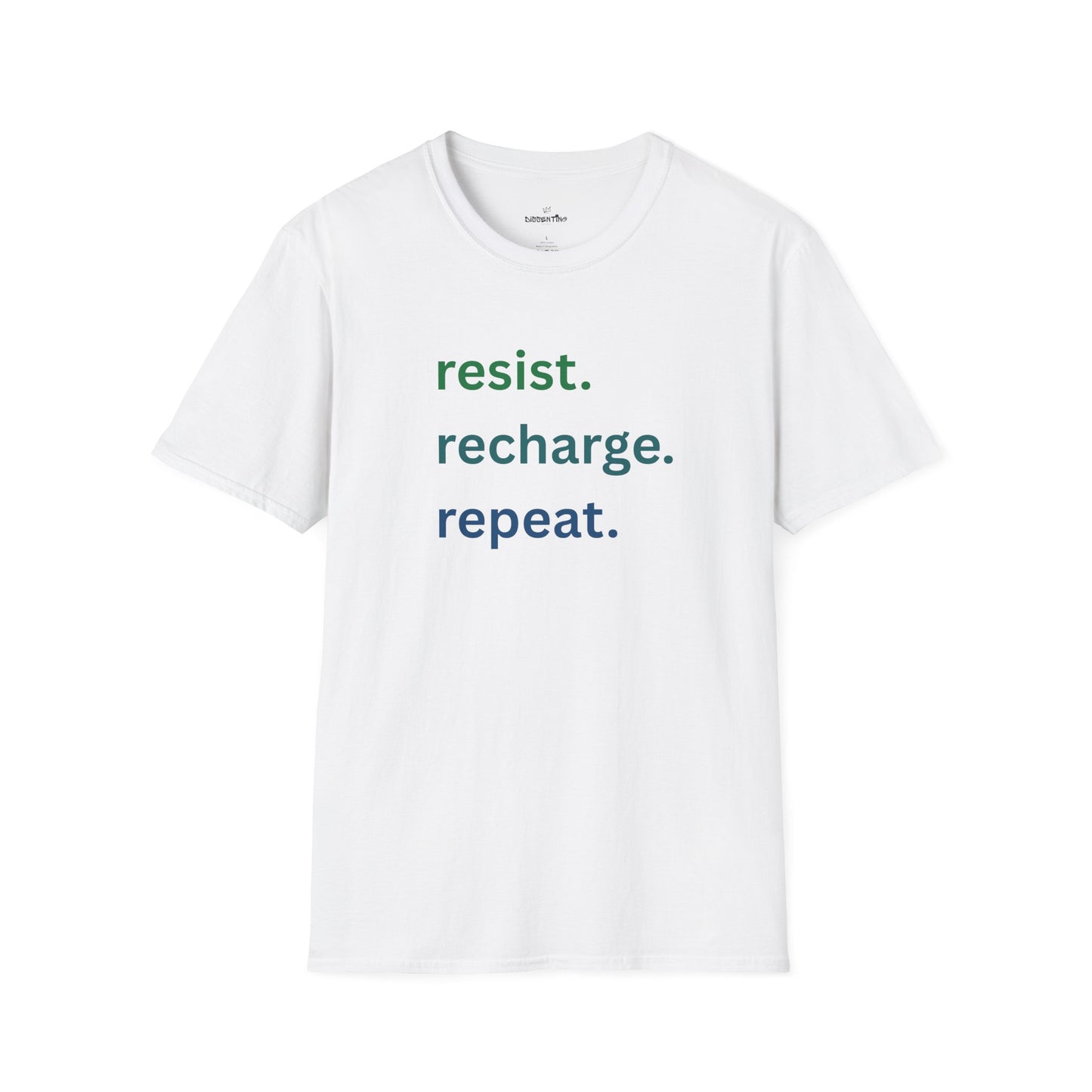 Resist. Recharge. Repeat. - Unisex T-Shirt