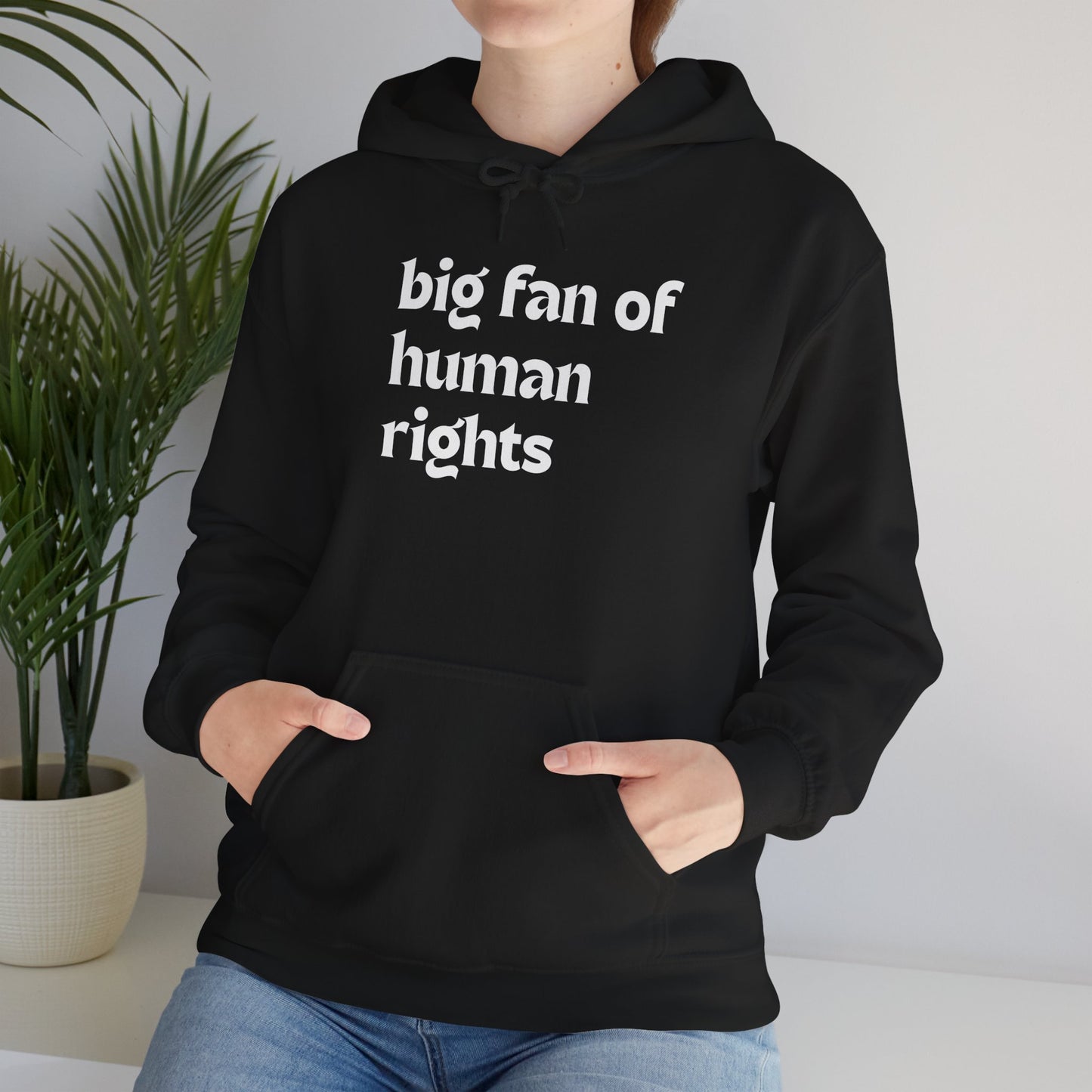 Unisex "Big Fan of Human Rights" Hoodie