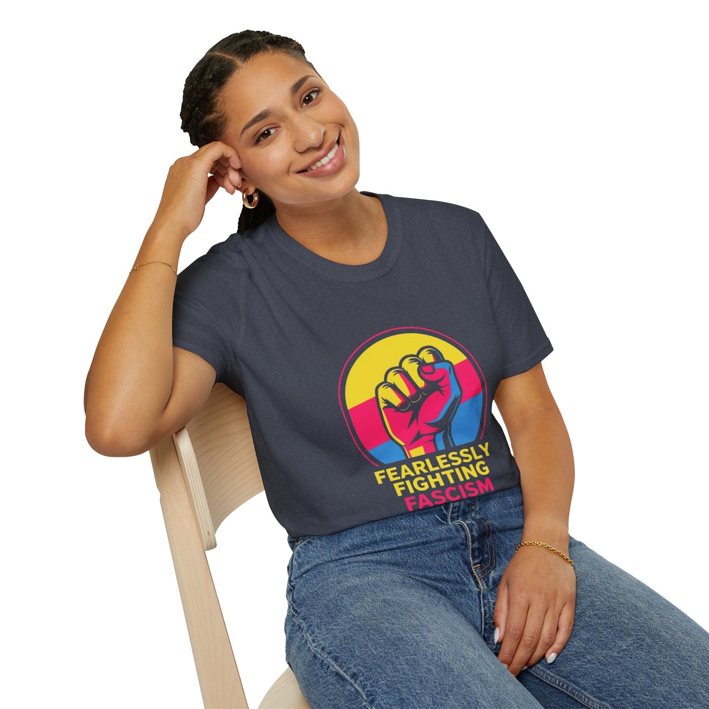 Fearlessly Fighting Fascism - Unisex T-Shirt