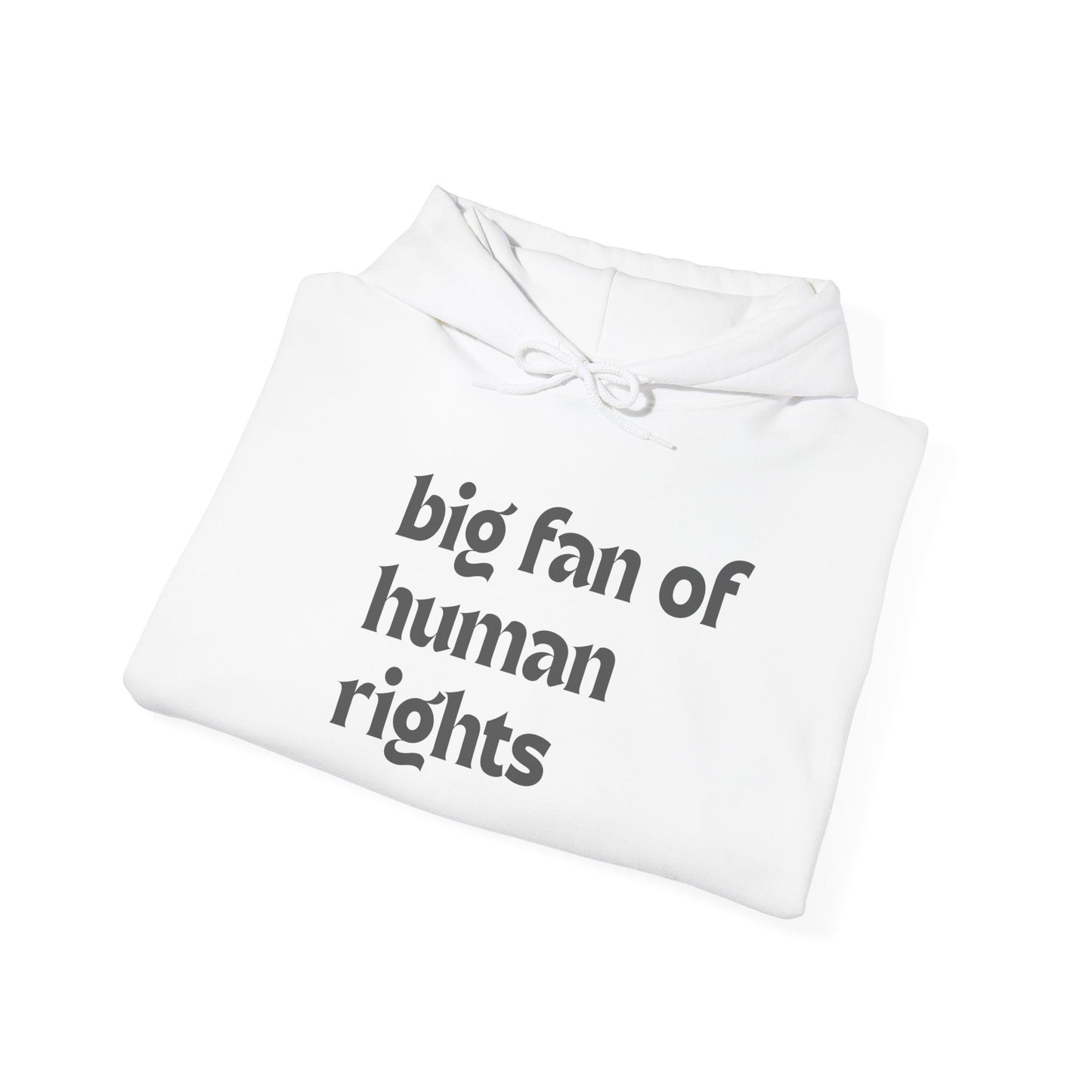 Unisex "Big Fan of Human Rights" Hoodie