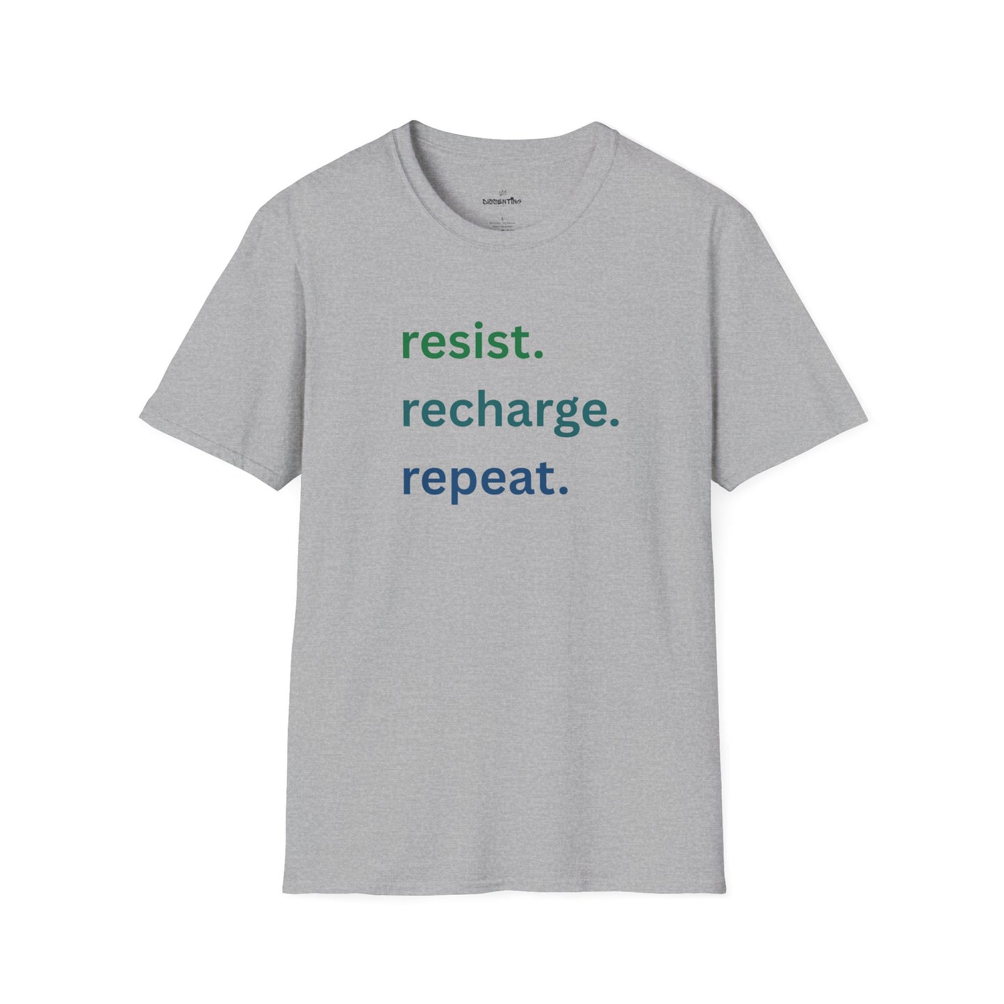 Resist. Recharge. Repeat. - Unisex T-Shirt
