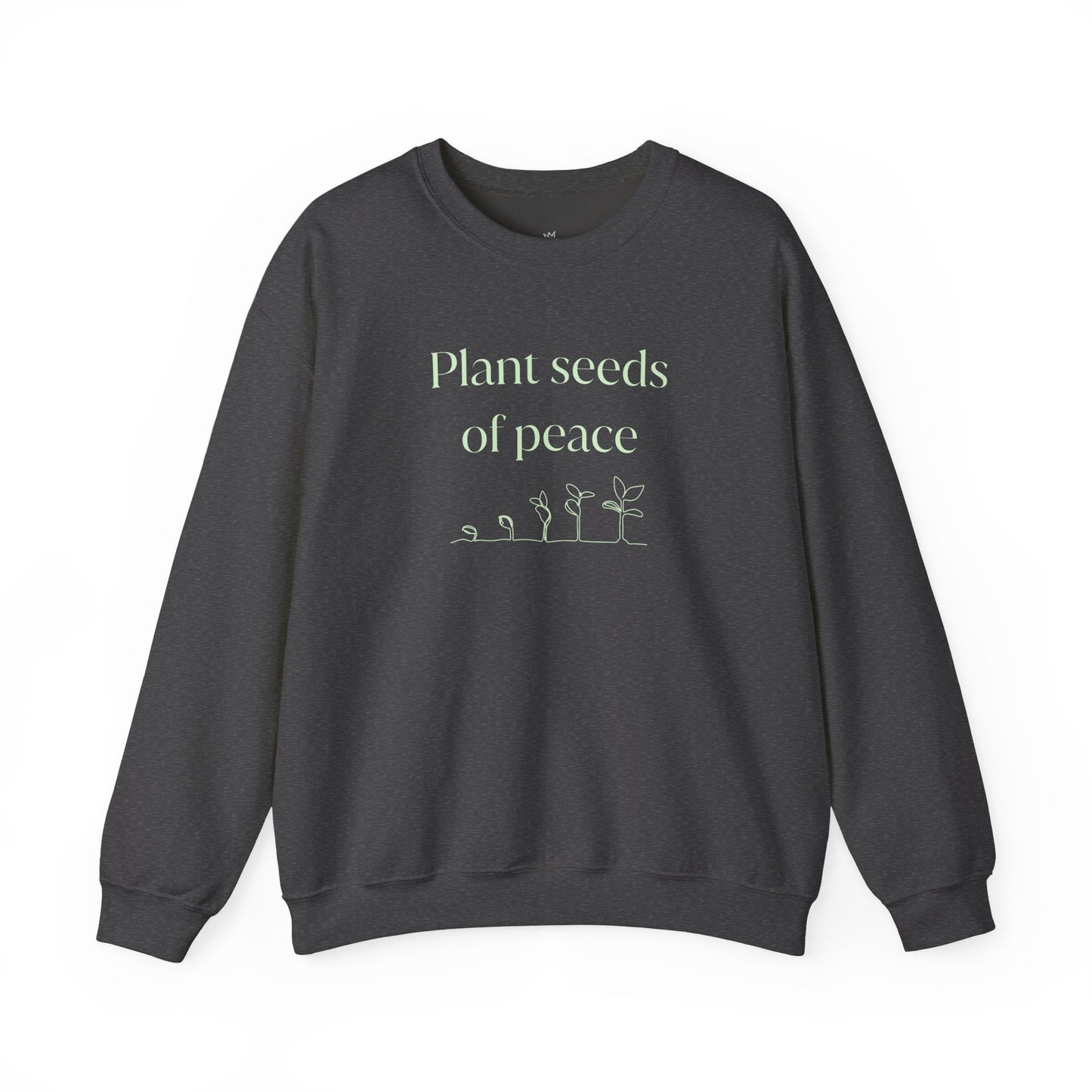 Plant Seeds of Peace – Gildan 18000 Unisex Heavy Blend Crewneck Sweatshirt