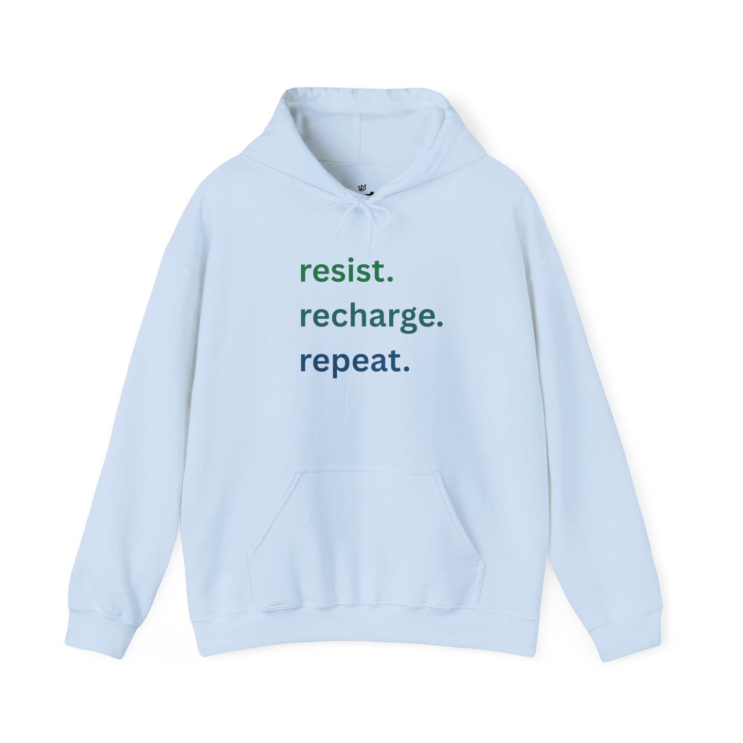 Resist. Recharge. Repeat. — Unisex Heavy Blend™ Sweatshirt