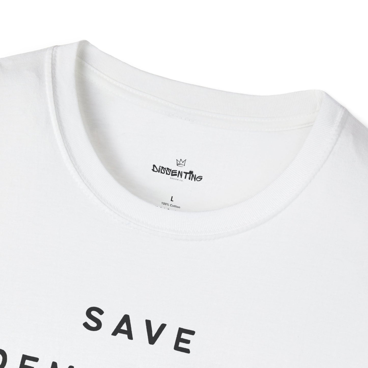 Save Democracy - Ten Commandments of Defiance Unisex T-Shirt