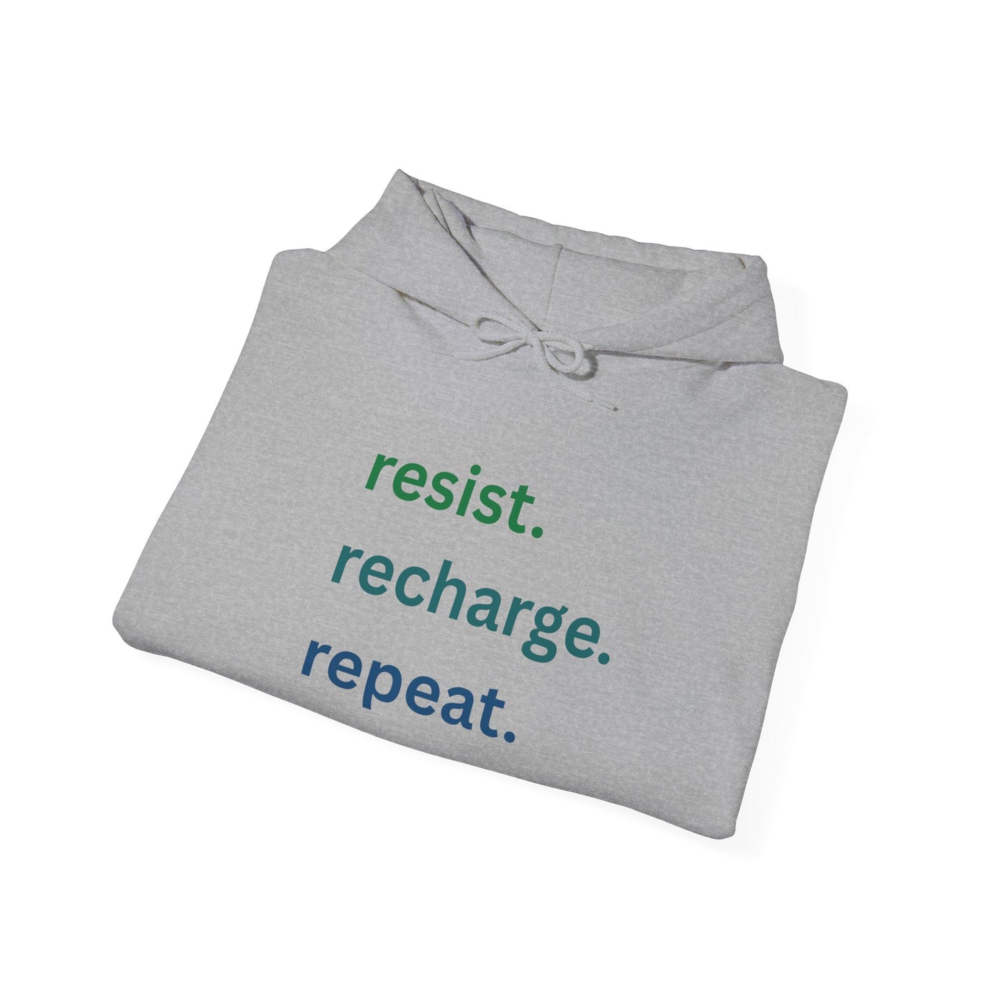 Resist. Recharge. Repeat. — Unisex Heavy Blend™ Sweatshirt