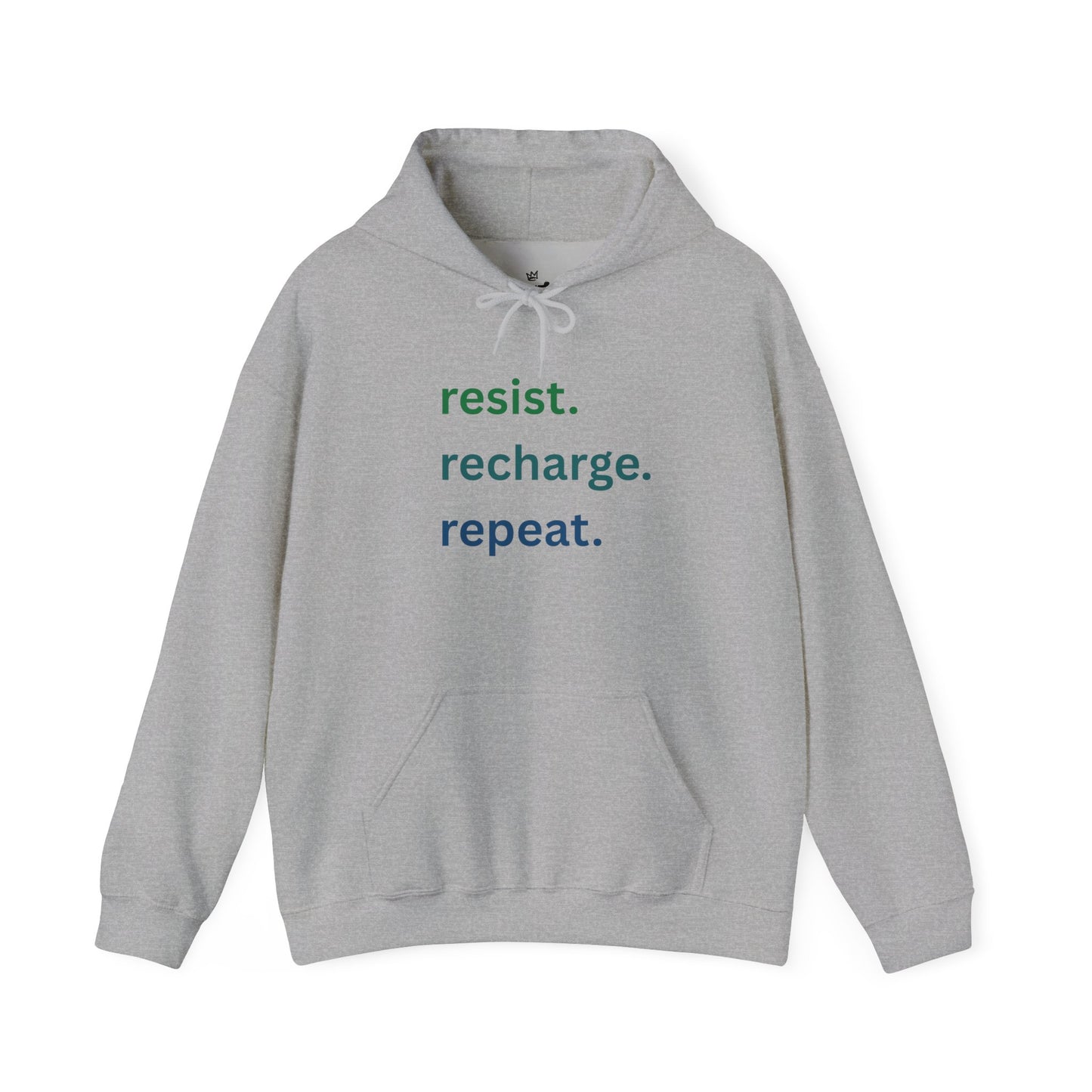 Resist. Recharge. Repeat. — Unisex Heavy Blend™ Sweatshirt