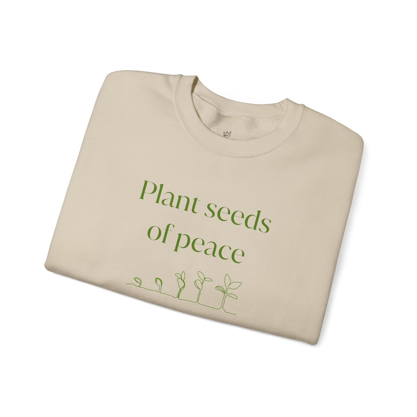 Plant Seeds of Peace – Gildan 18000 Unisex Heavy Blend Crewneck Sweatshirt