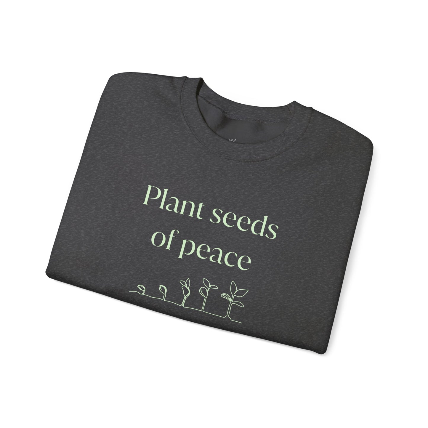 Plant Seeds of Peace – Gildan 18000 Unisex Heavy Blend Crewneck Sweatshirt