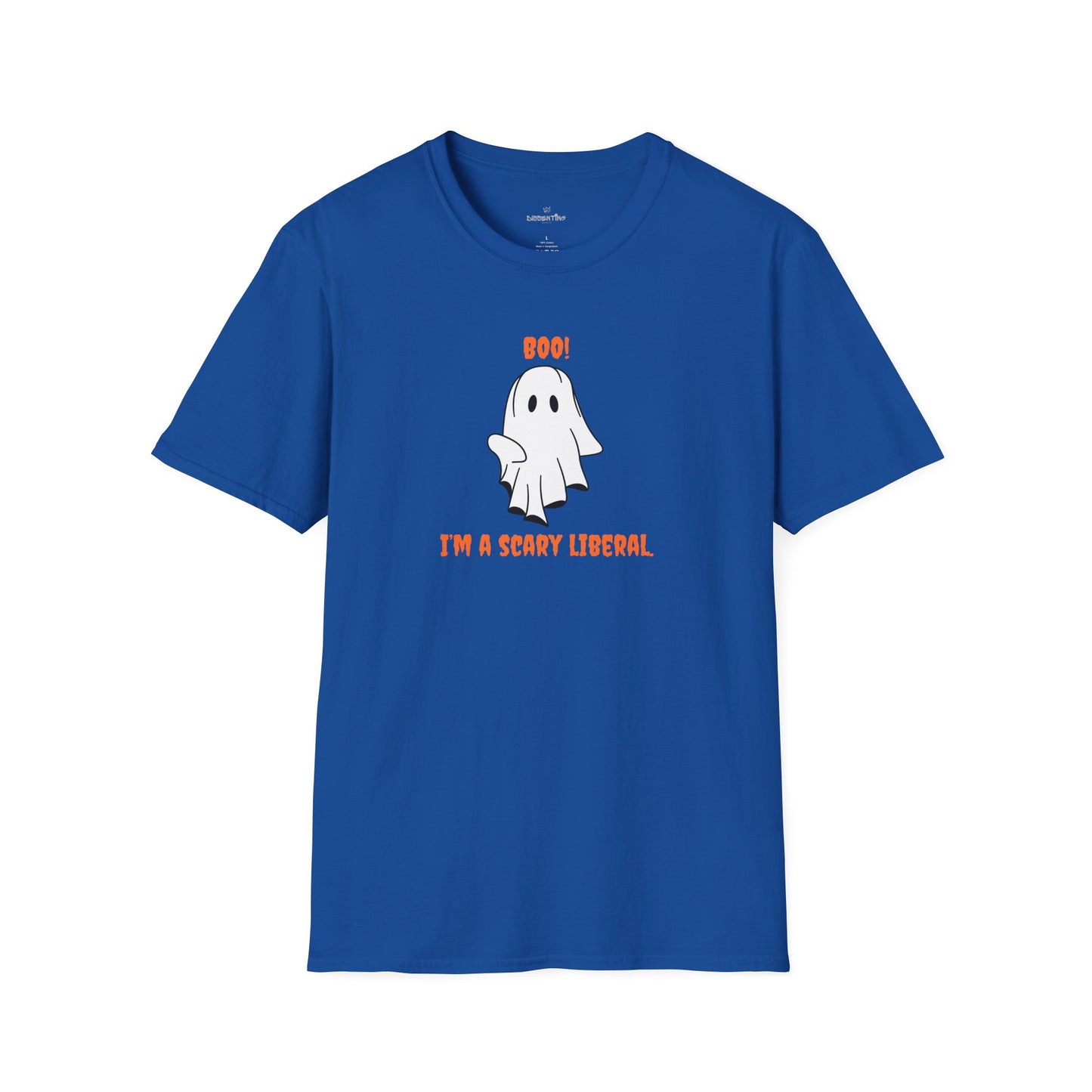 Halloween Funny T-Shirt - Boo! I'm a Scary Liberal.