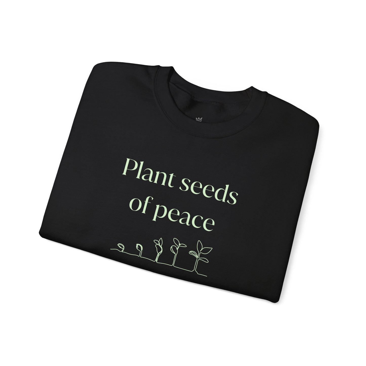Plant Seeds of Peace – Gildan 18000 Unisex Heavy Blend Crewneck Sweatshirt