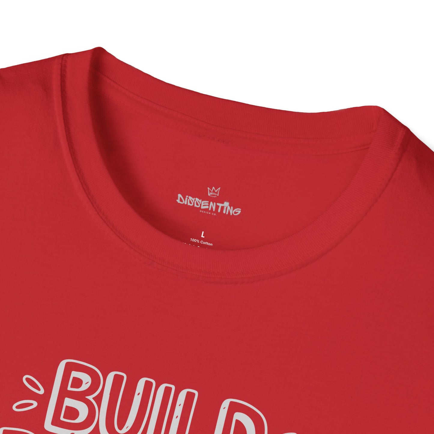 Build Bridges, Not Walls – Unisex Softstyle Tee