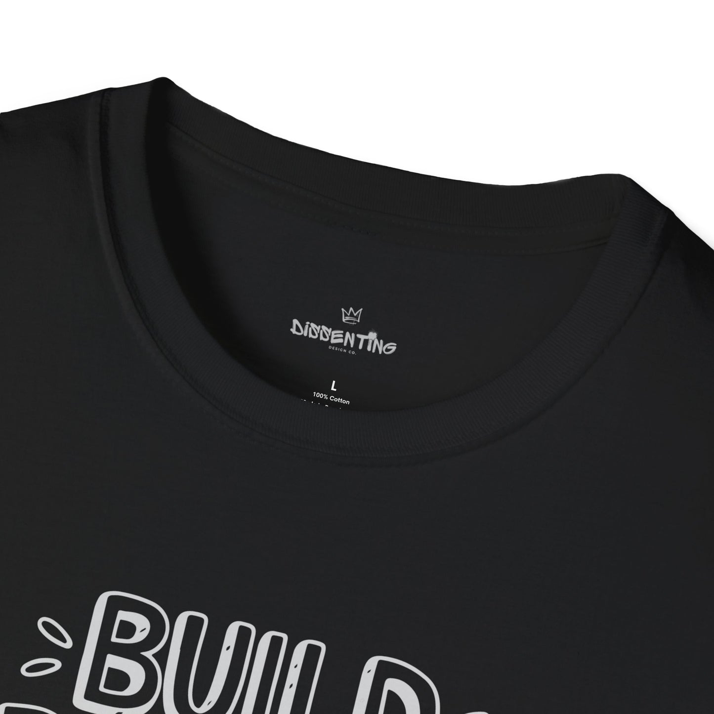 Build Bridges, Not Walls – Unisex Softstyle Tee