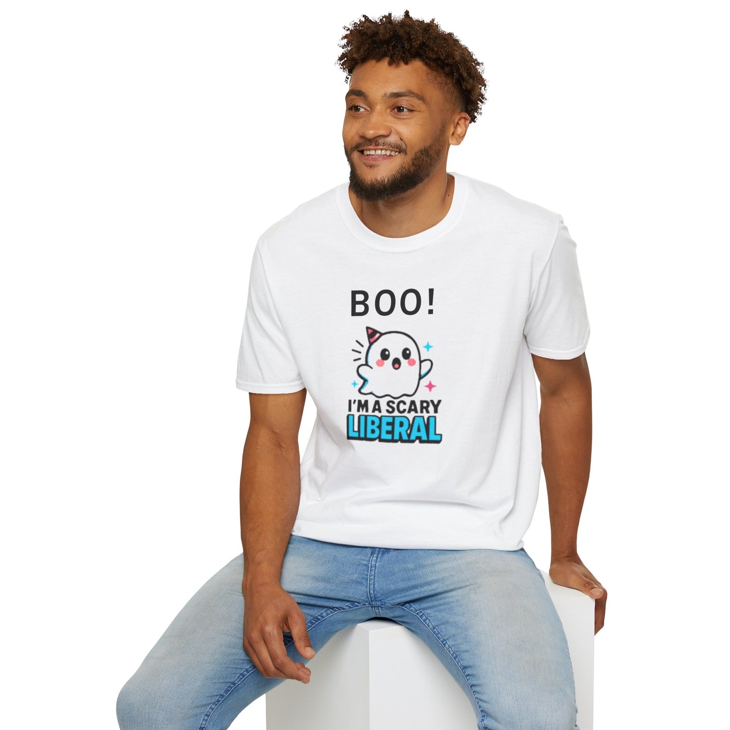 Scary Liberal Ghost - Unisex T-Shirt