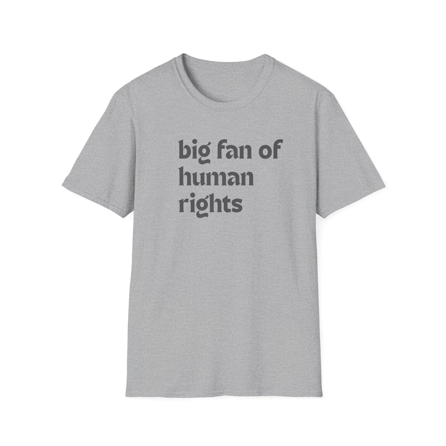 Unisex “Big Fan of Human Rights” Tee