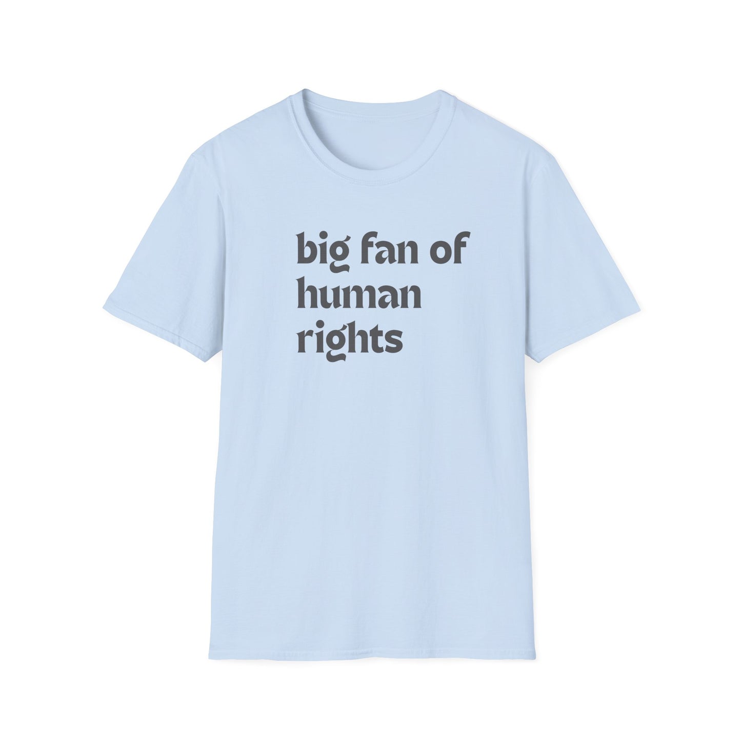 Unisex “Big Fan of Human Rights” Tee