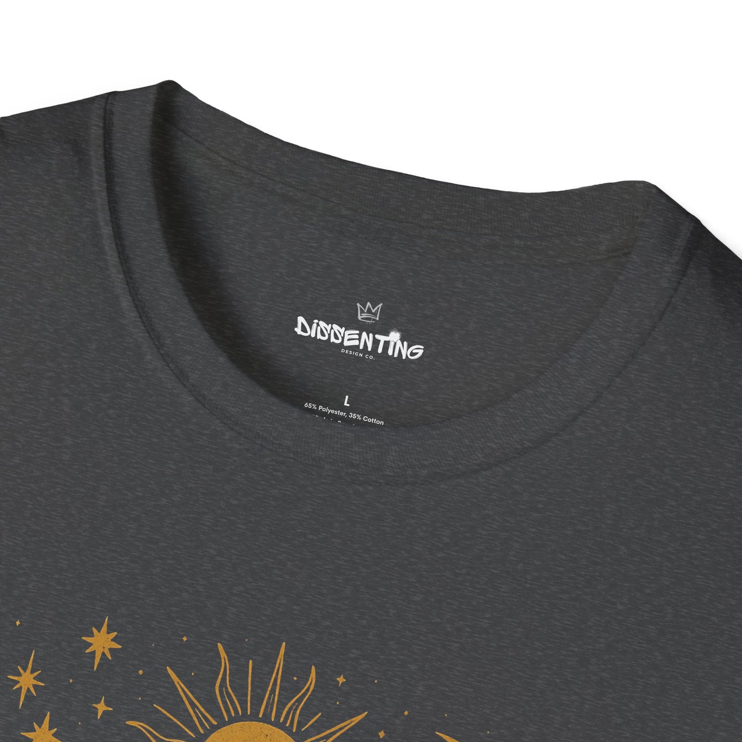 Proud Anti-Fascist – Celestial Sun & Moon Edition Unisex Softstyle Tee