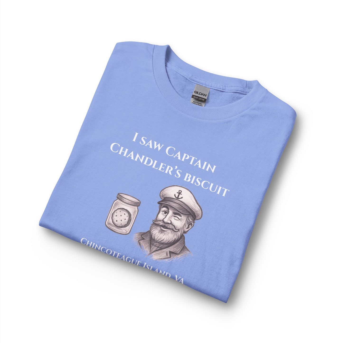 I Saw Captain Chandler’s Biscuit Long Sleeve Tee – Chincoteague