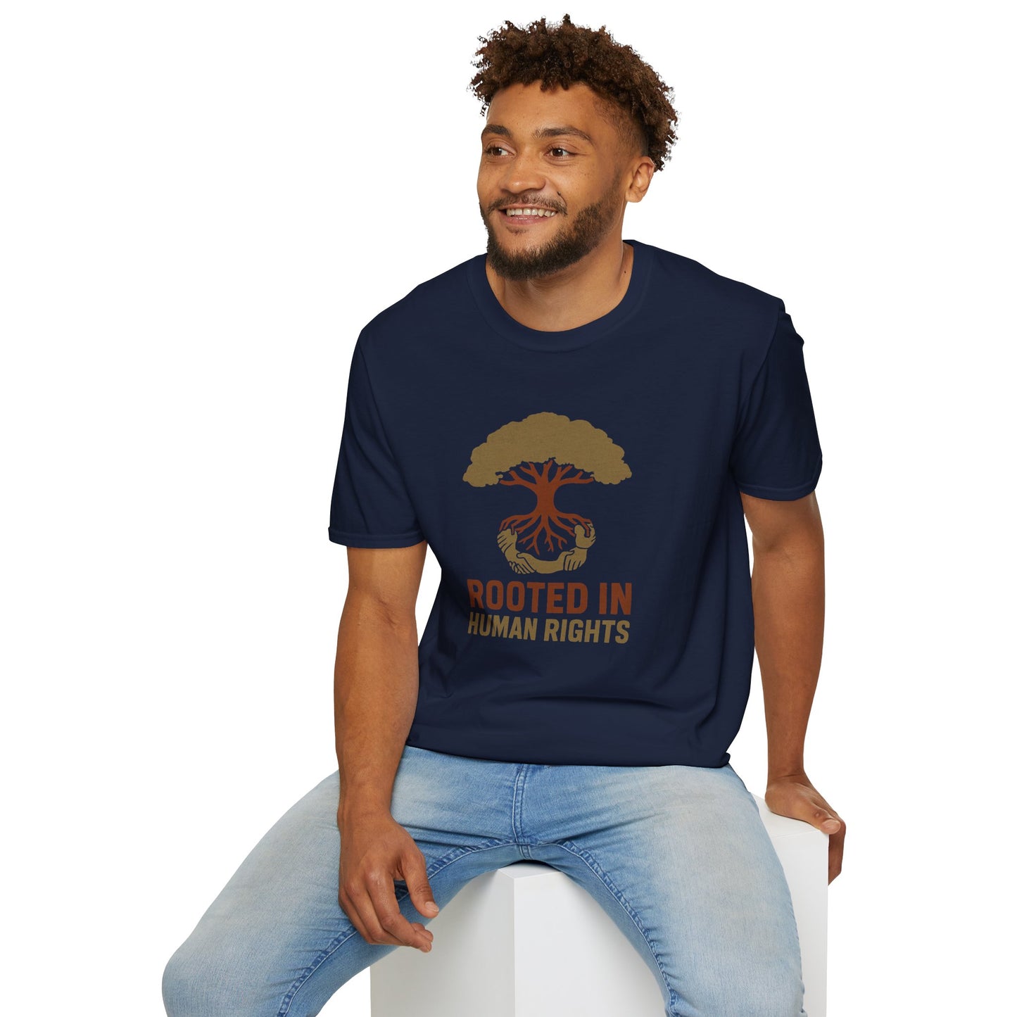 Rooted in Human Rights Tee – Civic Unity Edition