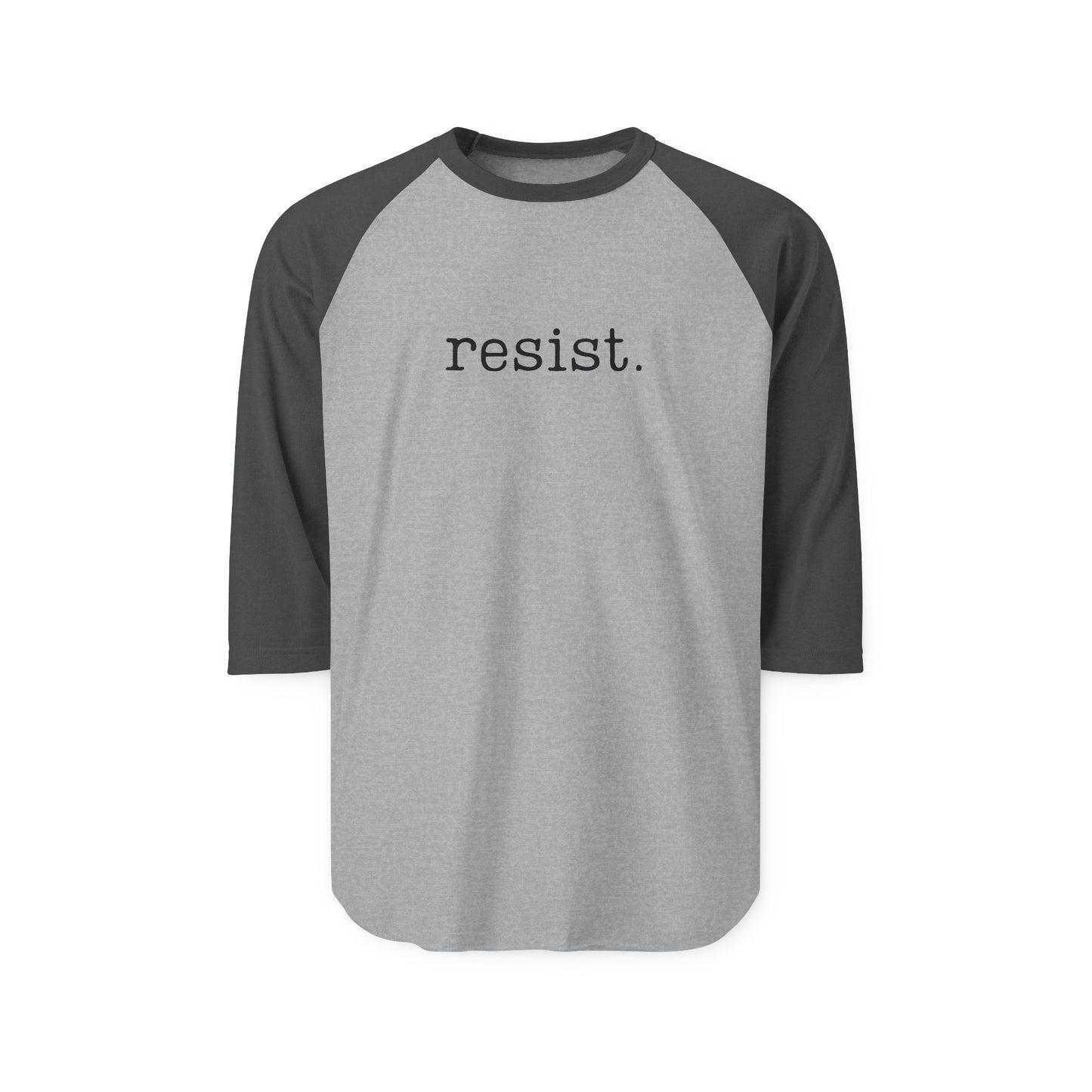 Resist - Unisex 3/4 Sleeve Raglan Shirt
