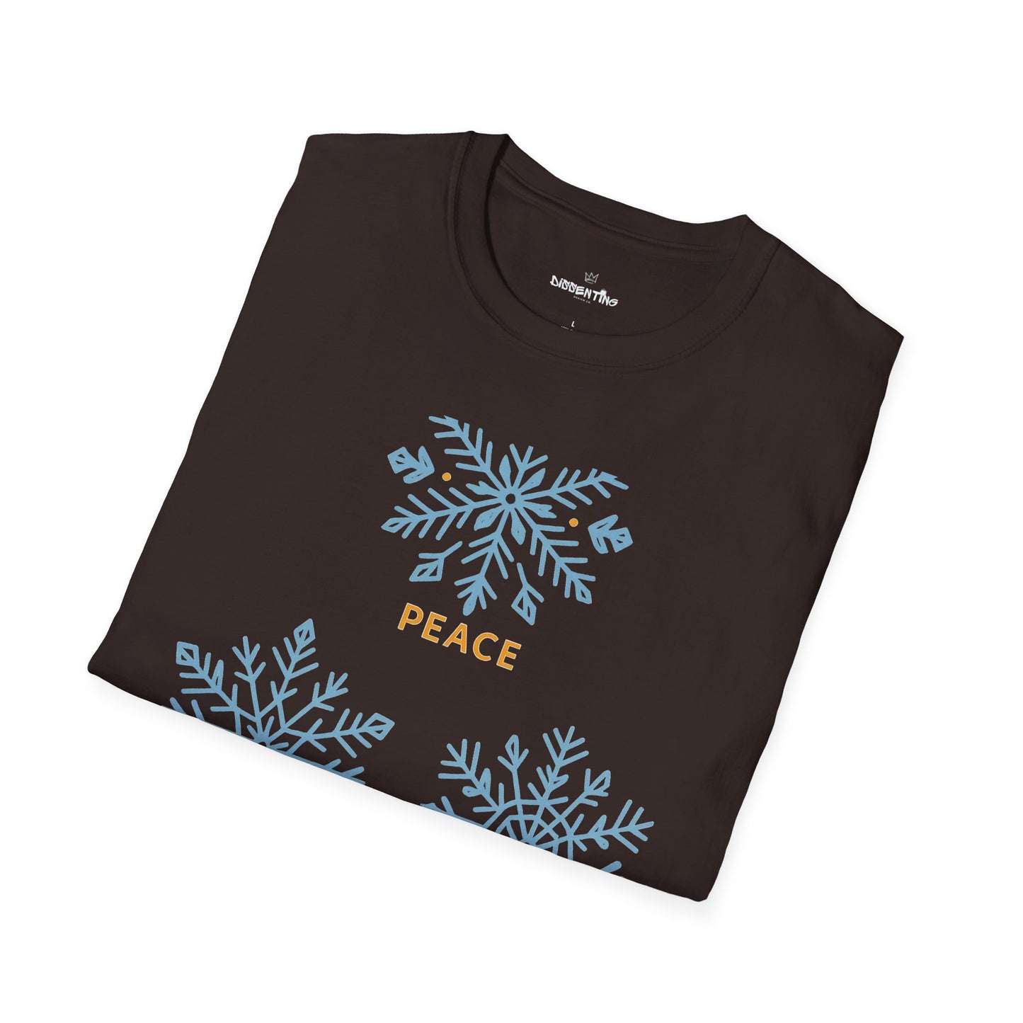 Peace Equity Solidarity – Winter Values Glow Tee