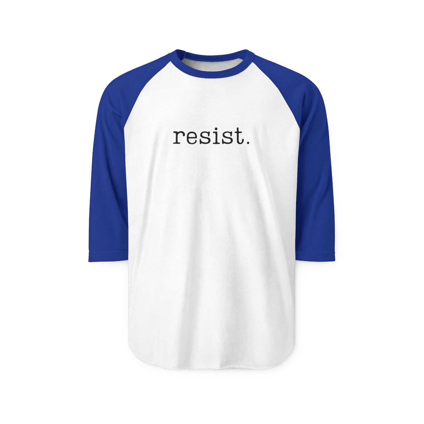Resist - Unisex 3/4 Sleeve Raglan Shirt