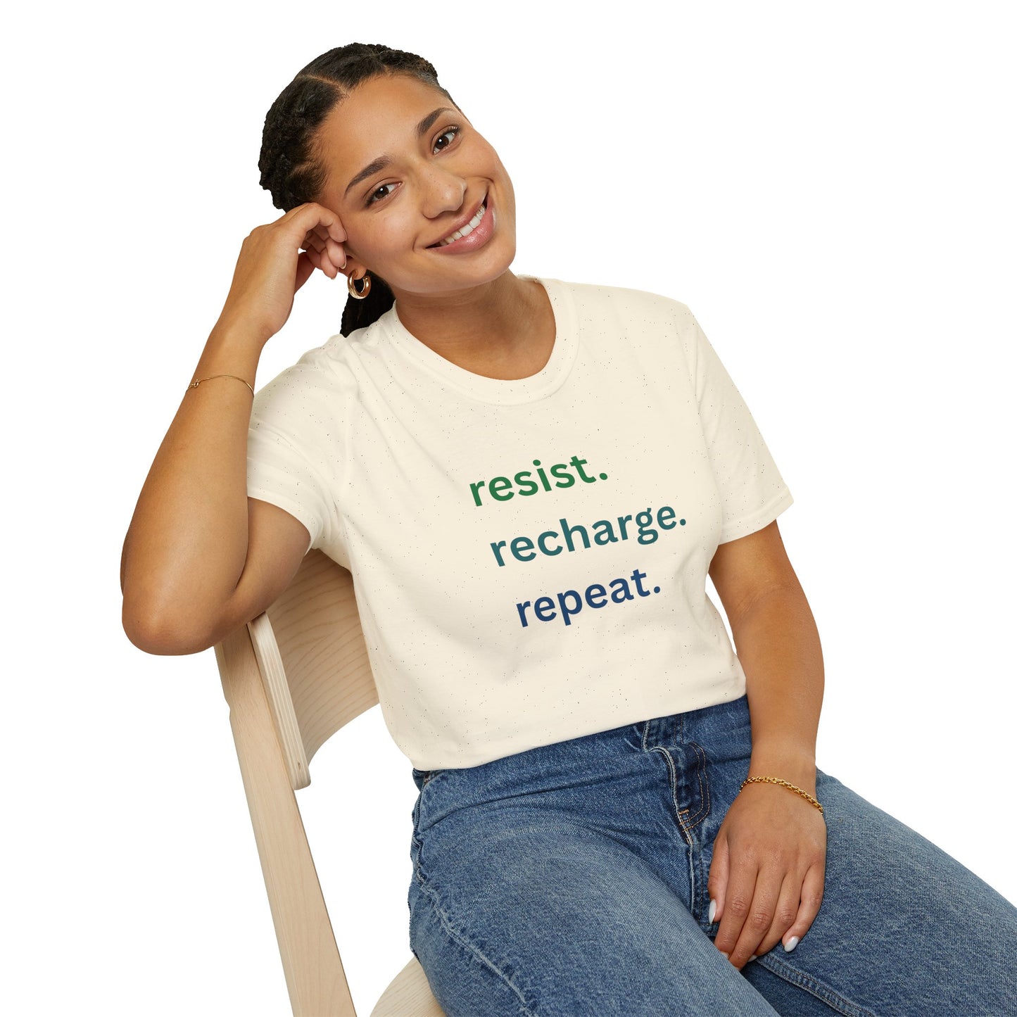 Resist. Recharge. Repeat. - Unisex T-Shirt