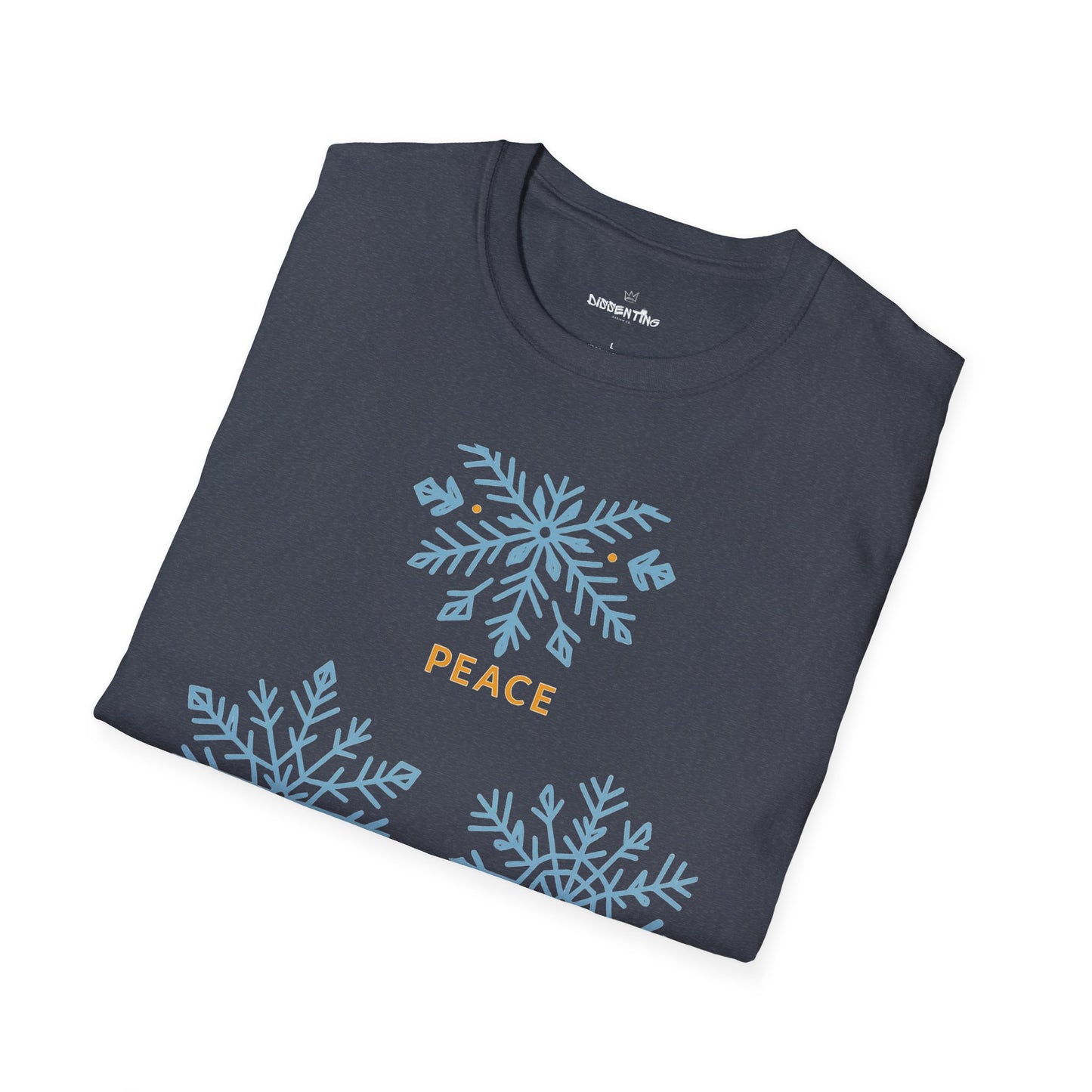Peace Equity Solidarity – Winter Values Glow Tee