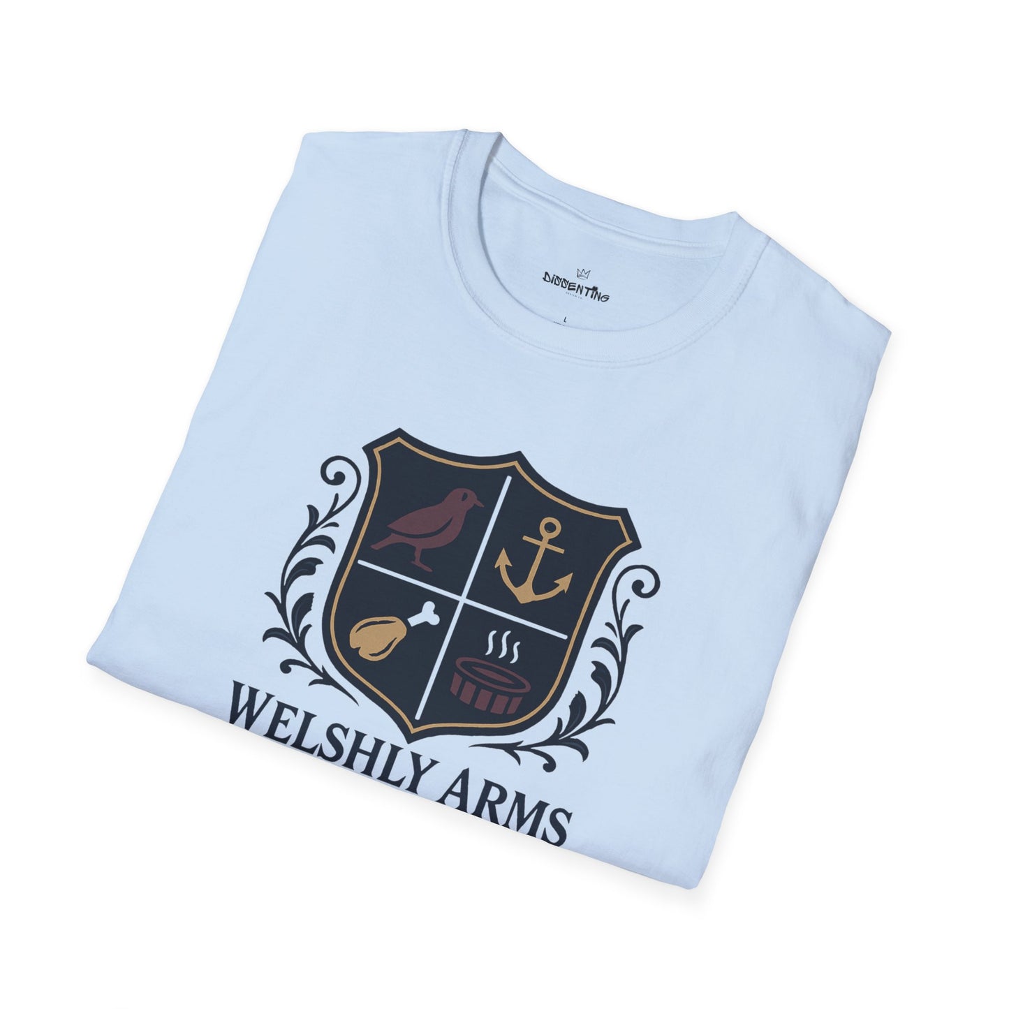 Welshly Arms Hotel Coat of Arms Tee