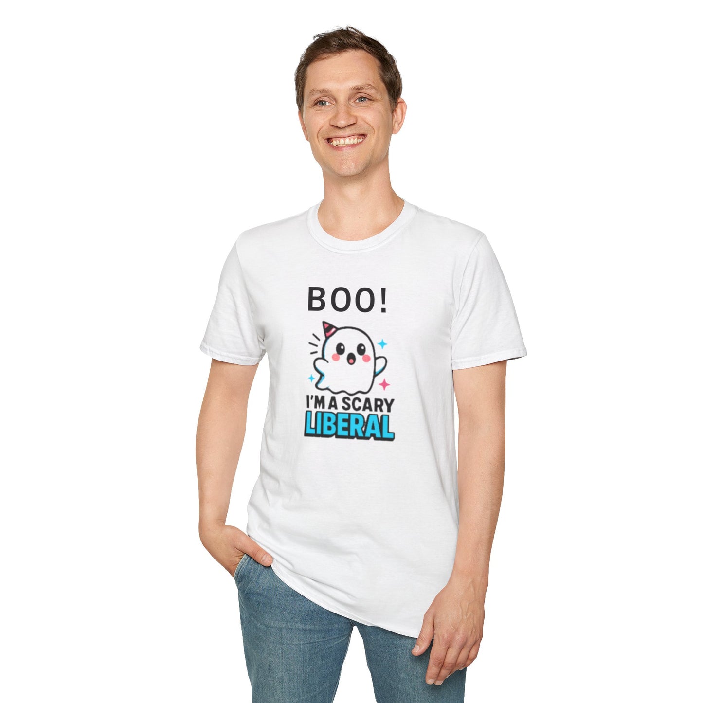 Scary Liberal Ghost - Unisex T-Shirt