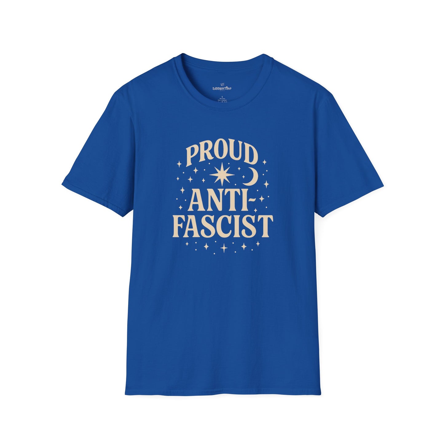 Proud Anti-Fascist – Celestial Design Unisex Tee